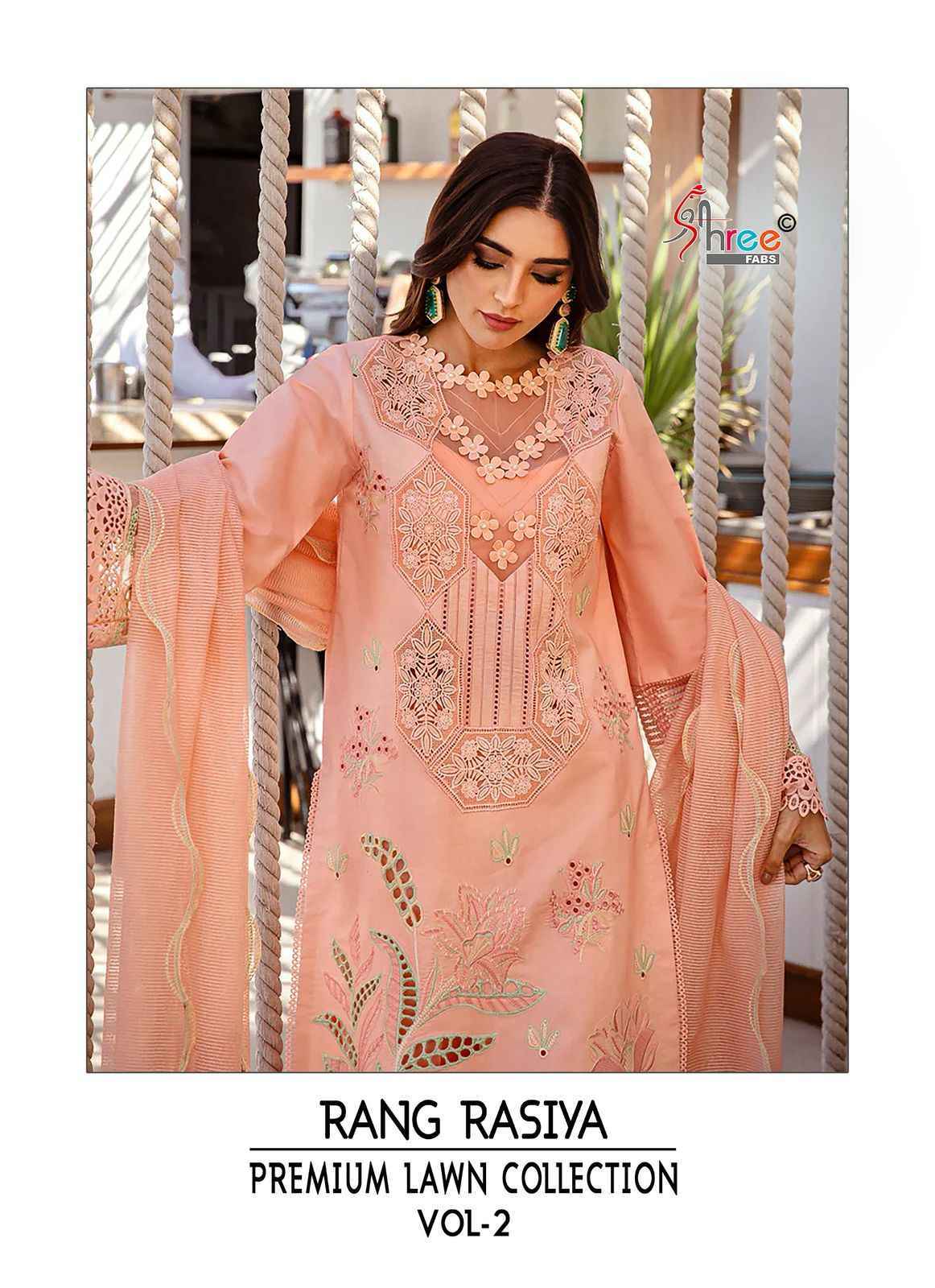 Shree Fabs Rang Rasiya Vol-2 Cotton Dress Material (7 pcs Catalogue)