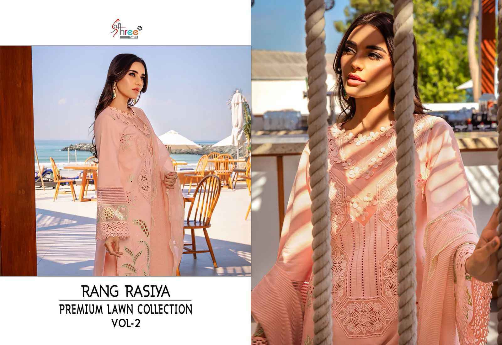 Shree Fabs Rang Rasiya Vol-2 Cotton Dress Material (7 pcs Catalogue)