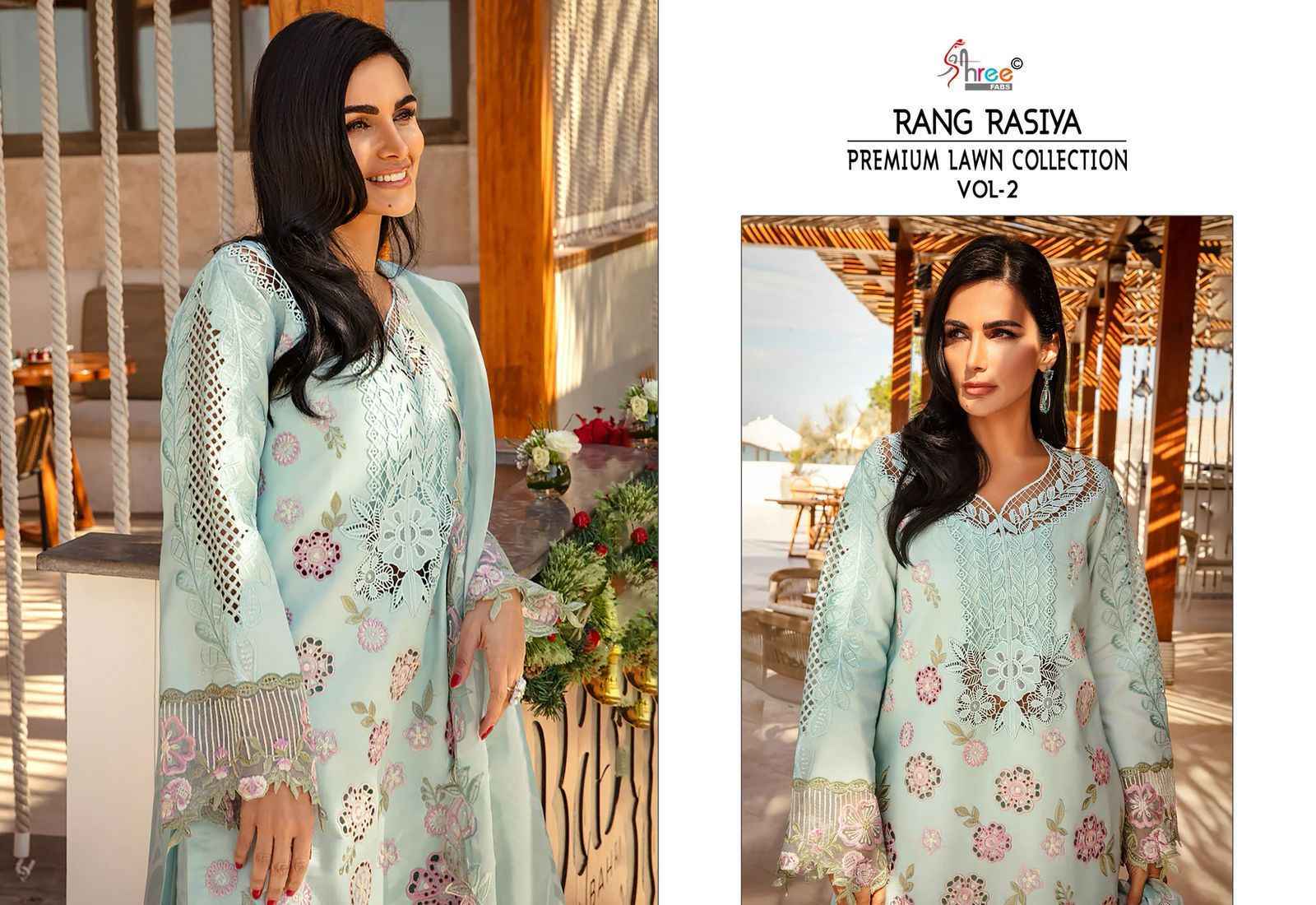 Shree Fabs Rang Rasiya Vol-2 Cotton Dress Material (7 pcs Catalogue)
