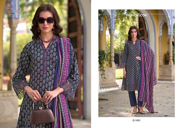 Shree Fabs Sada Bahar Cotton Dress Material 5 pcs Catalogue