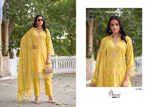 Shree Fabs Sada Bahar Cotton Dress Material 5 pcs Catalogue