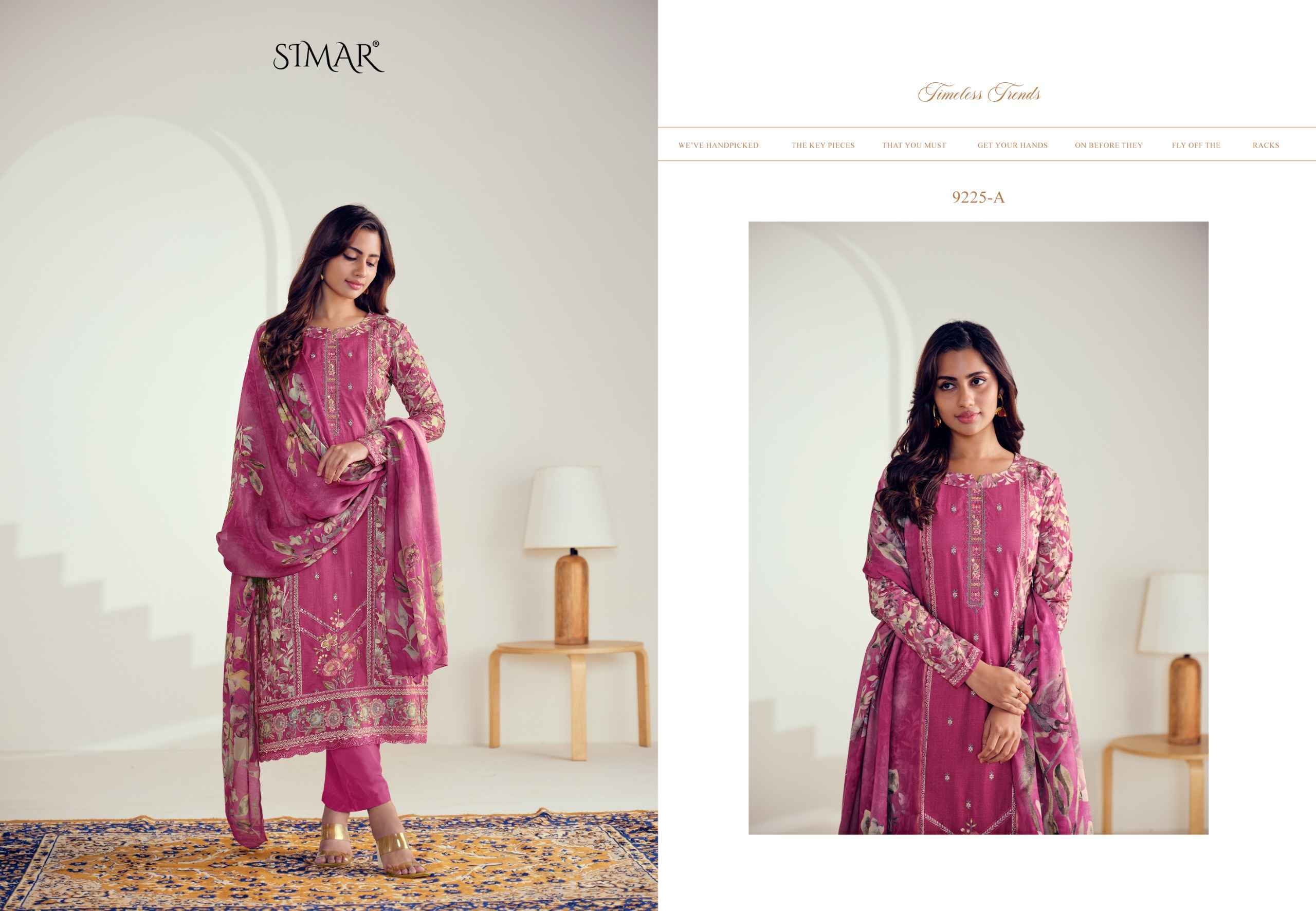 Simar Medha Lawn Cotton Dress Material 4 pcs Catalogue