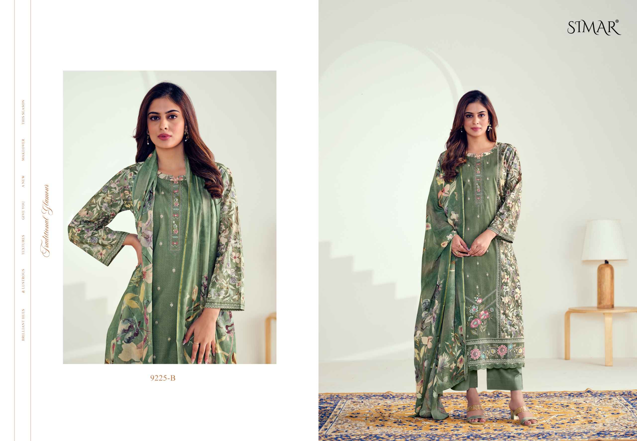 Simar Medha Lawn Cotton Dress Material 4 pcs Catalogue