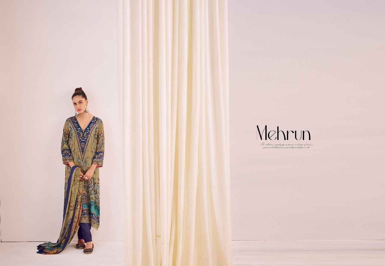 Simar Mehrun Viscouse Musline Dress Material 6 pcs Catalogue