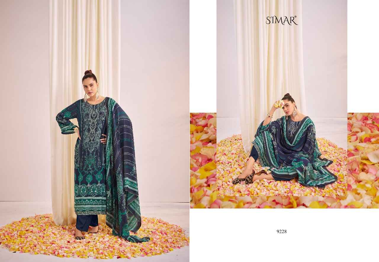 Simar Mehrun Viscouse Musline Dress Material 6 pcs Catalogue