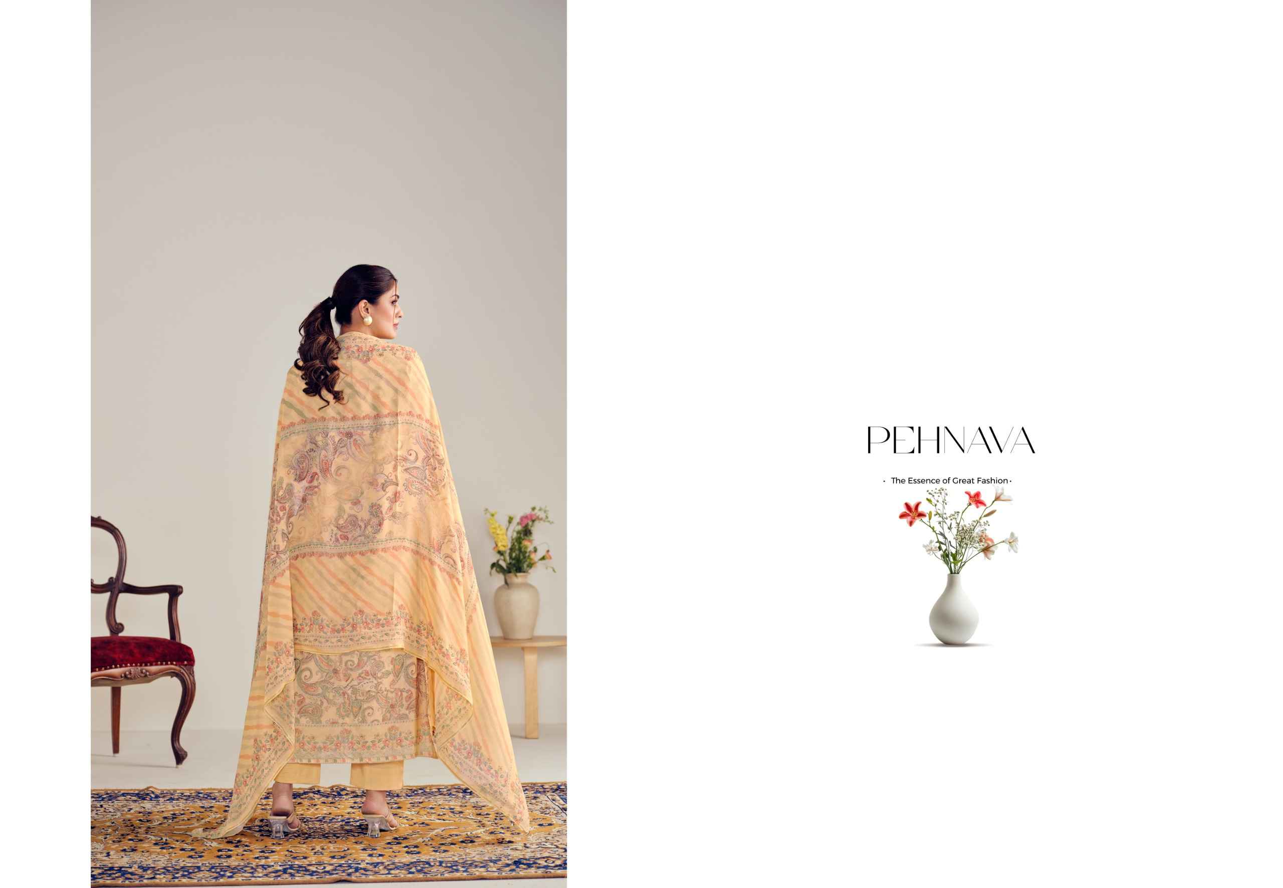 Simar Pehnava Lawn Cotton Dress Material 4 pcs Catalogue