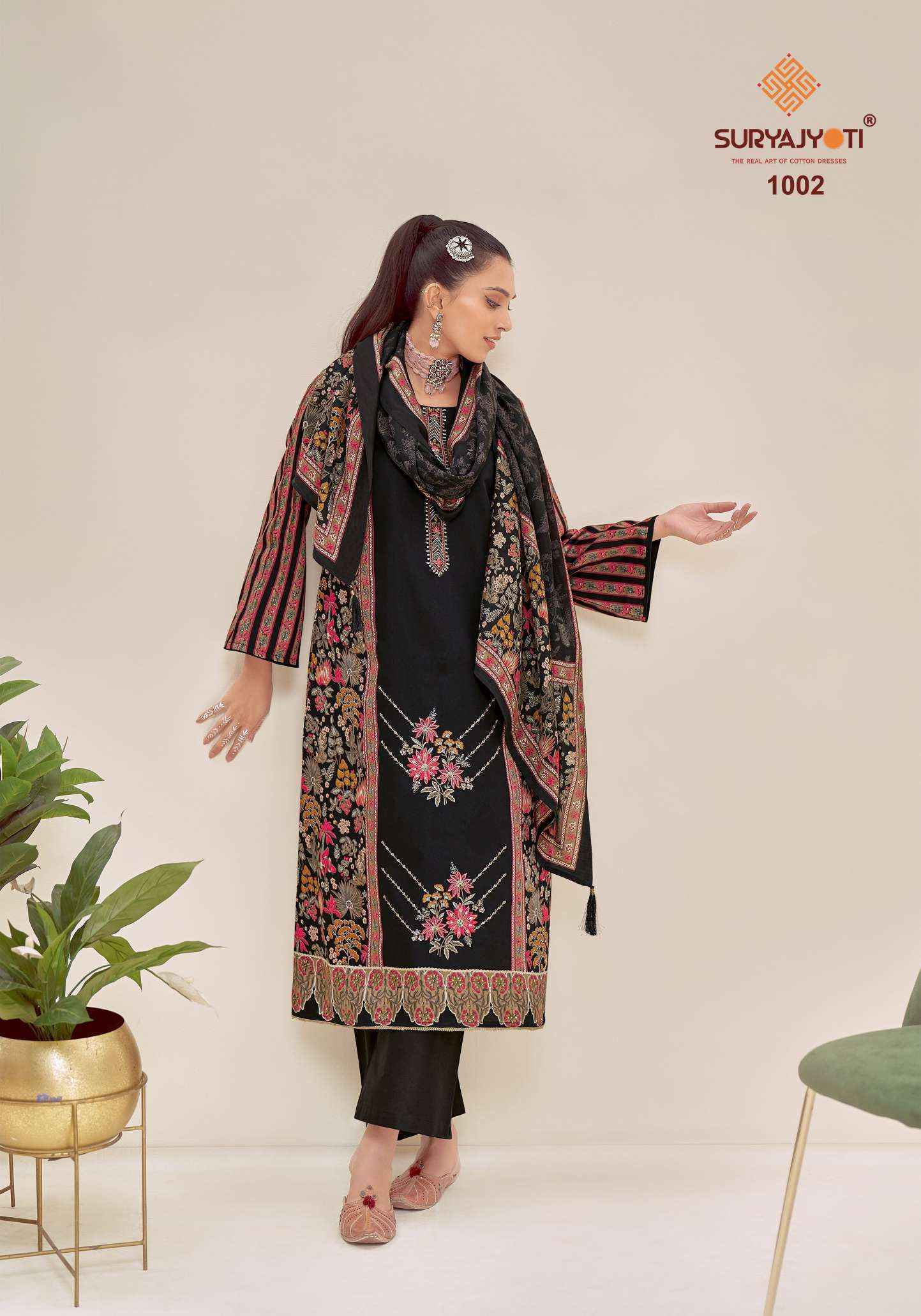 Suryajyoti Kaamini Vol-1 Jam Satin Dress Material (6 pcs Catalogue)
