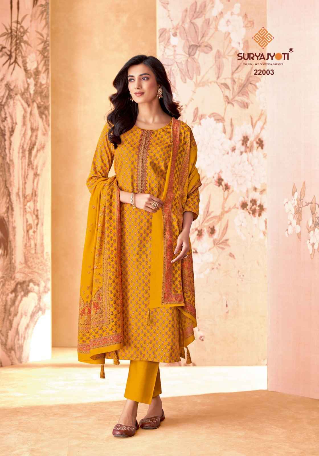 Suryajyoti Kalki Vol 22 Jam Satin Dress Material 8 Pc Catalouge