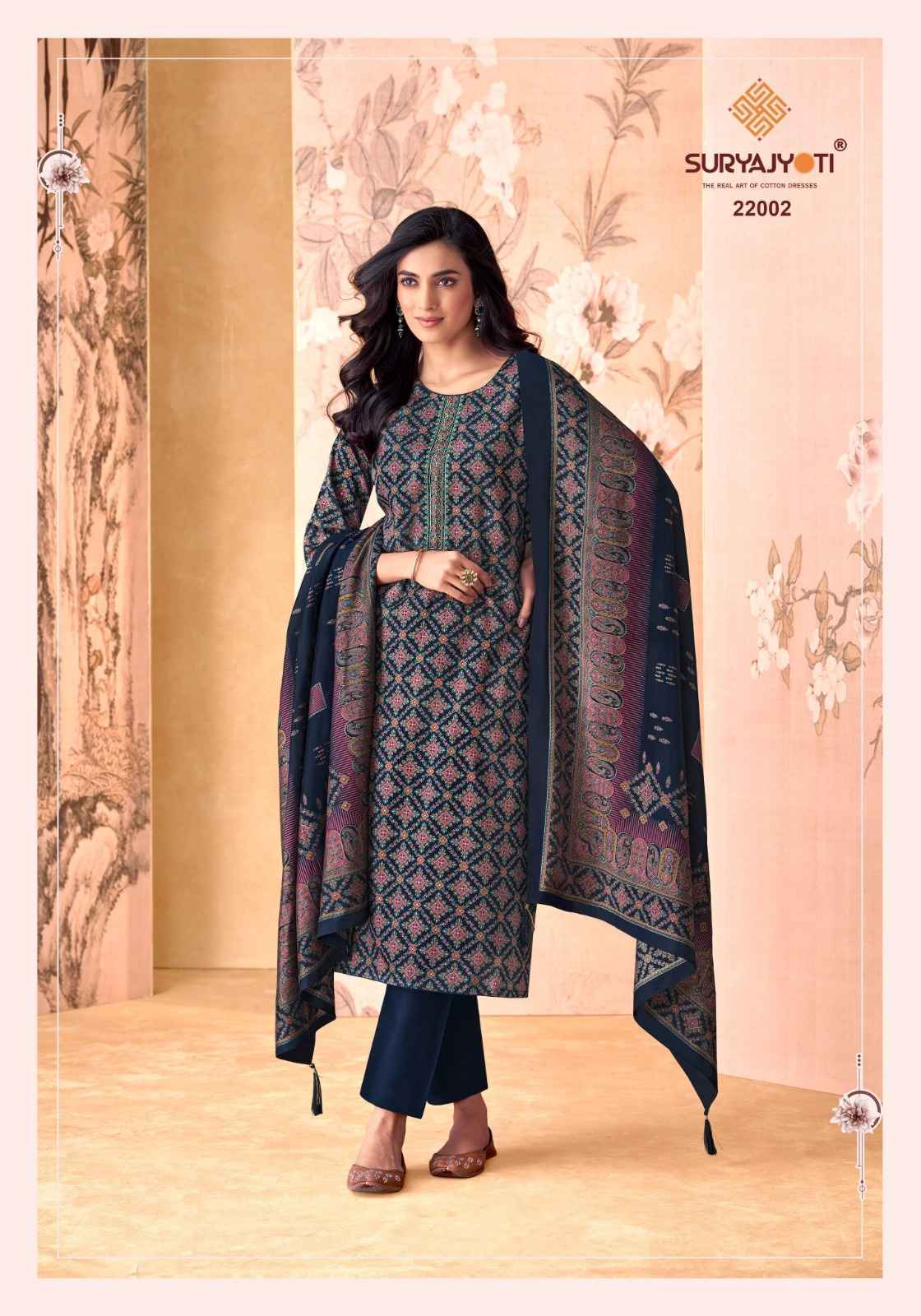 Suryajyoti Kalki Vol 22 Jam Satin Dress Material 8 Pc Catalouge