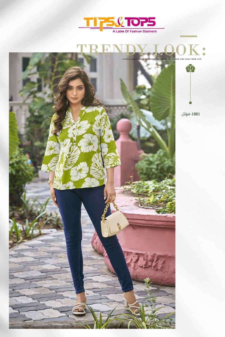 Tips & Tops Baby Vol-6 Short Rayon Kurti (9 pcs Catalogue)
