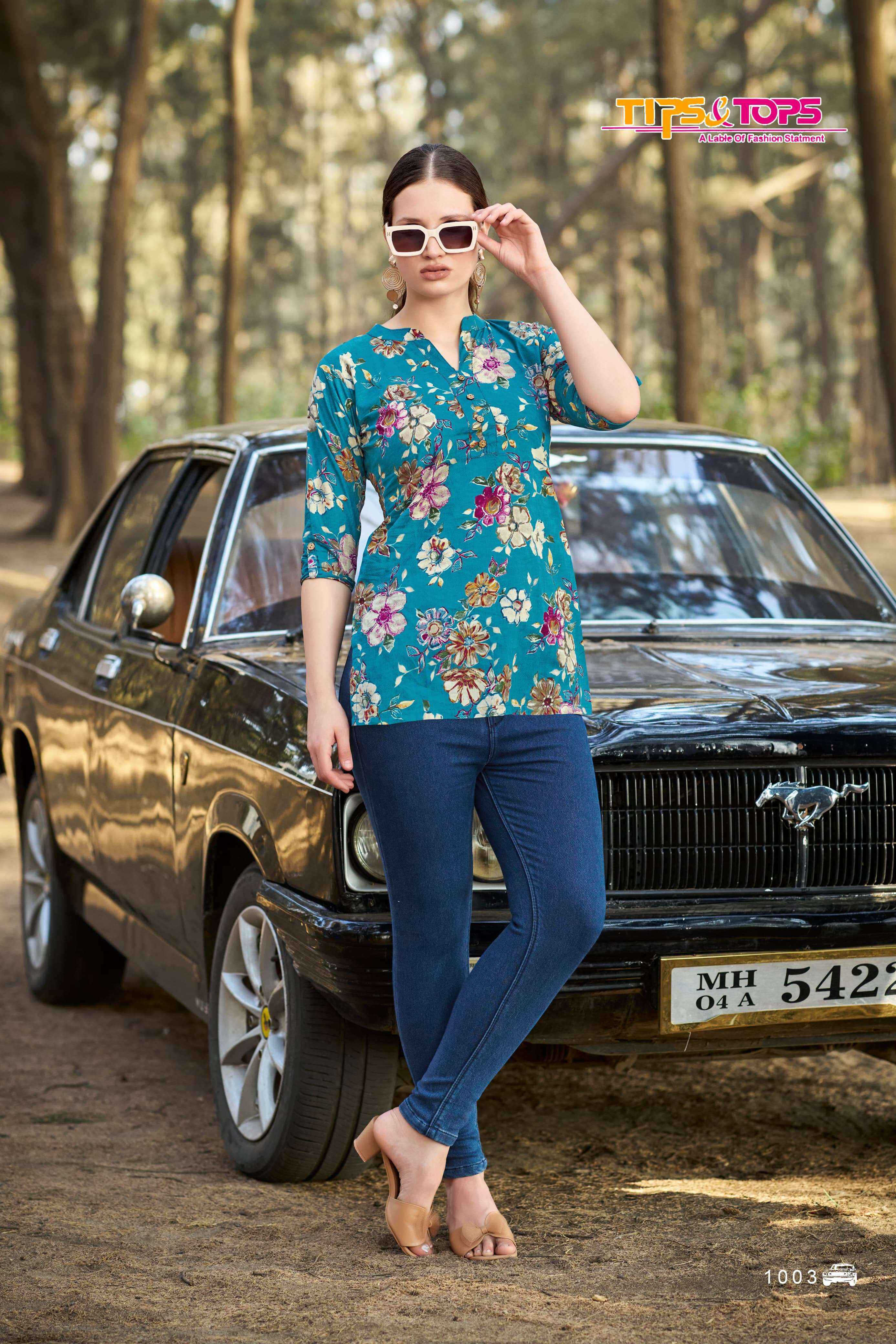 Tips & Tops Cotton Shorties Vol-7 Cotton Kurti (8 pcs Catalogue)