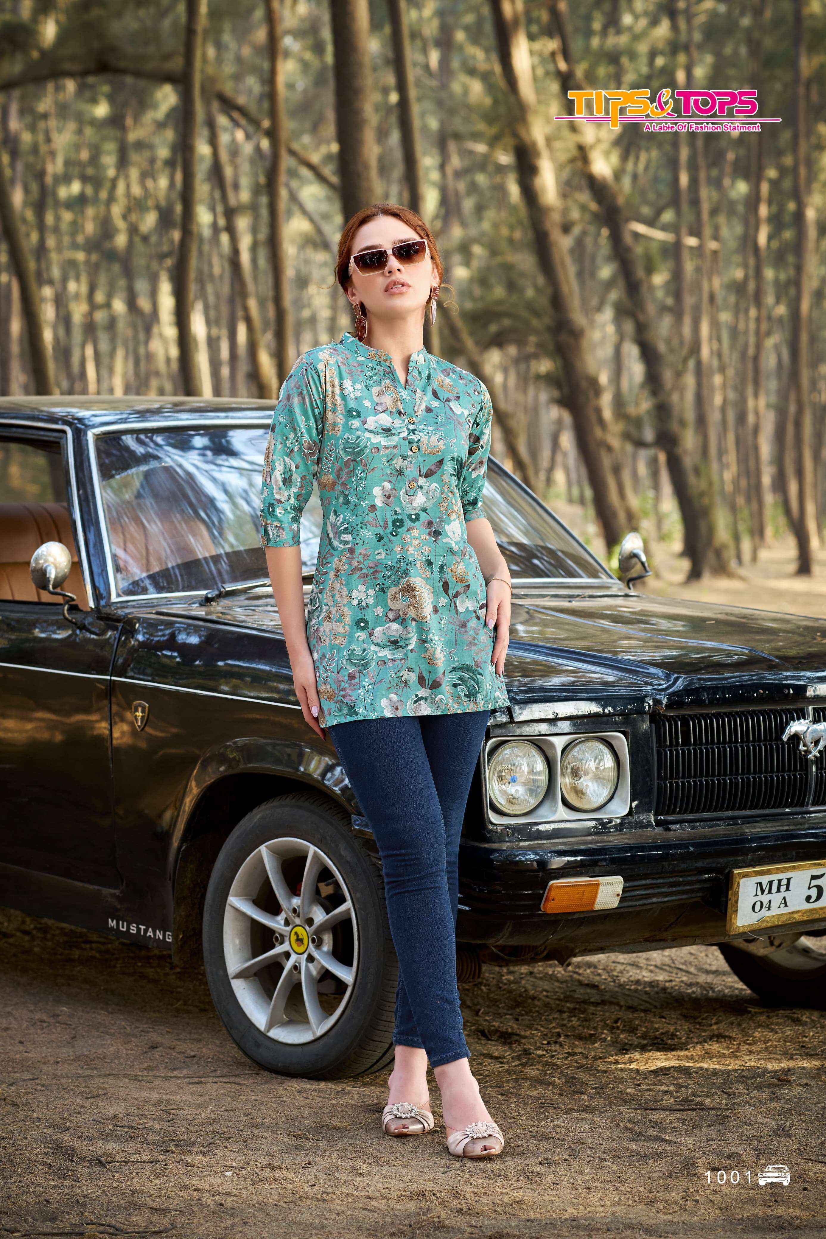 Tips & Tops Cotton Shorties Vol-7 Cotton Kurti (8 pcs Catalogue)