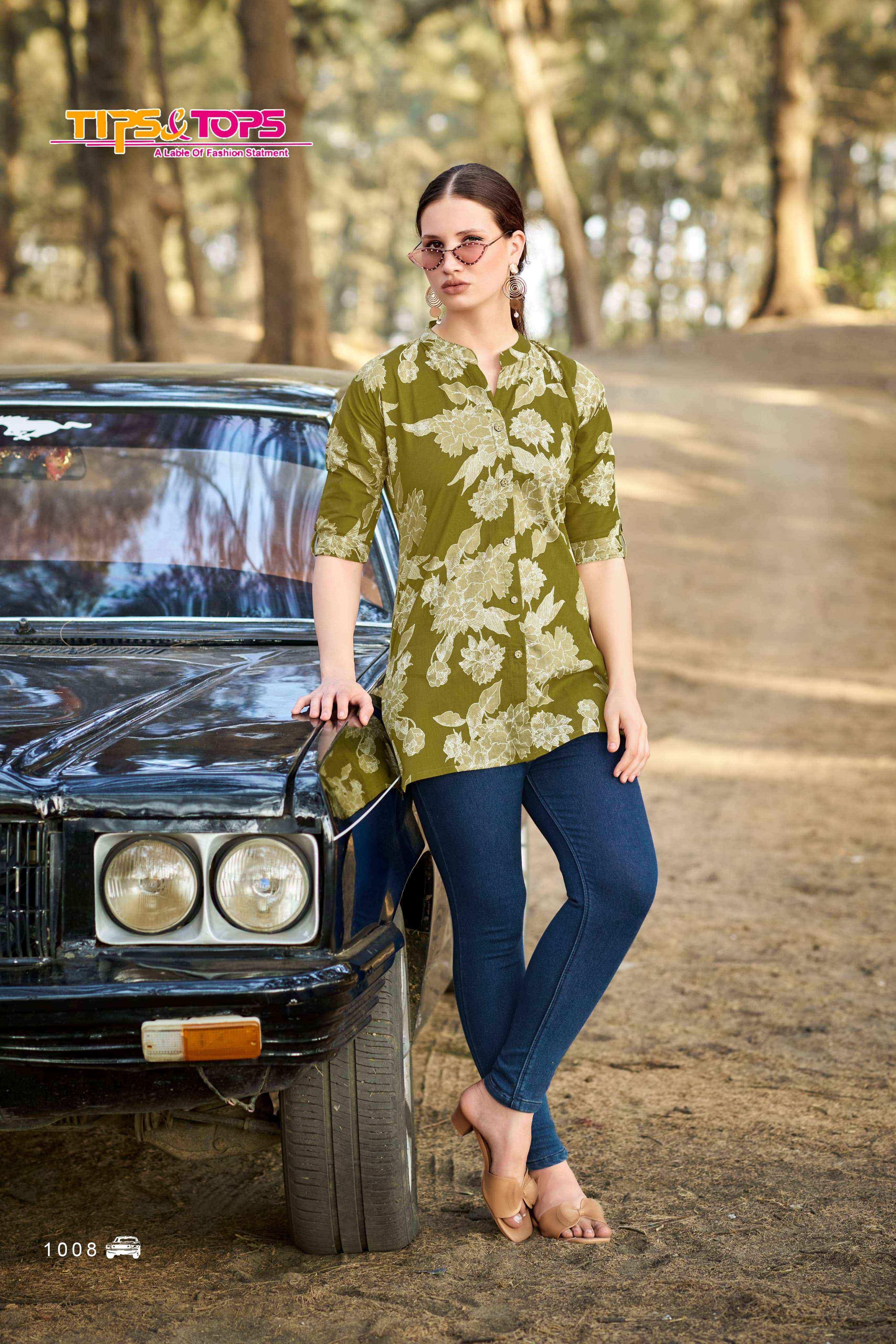 Tips & Tops Cotton Shorties Vol-7 Cotton Kurti (8 pcs Catalogue)