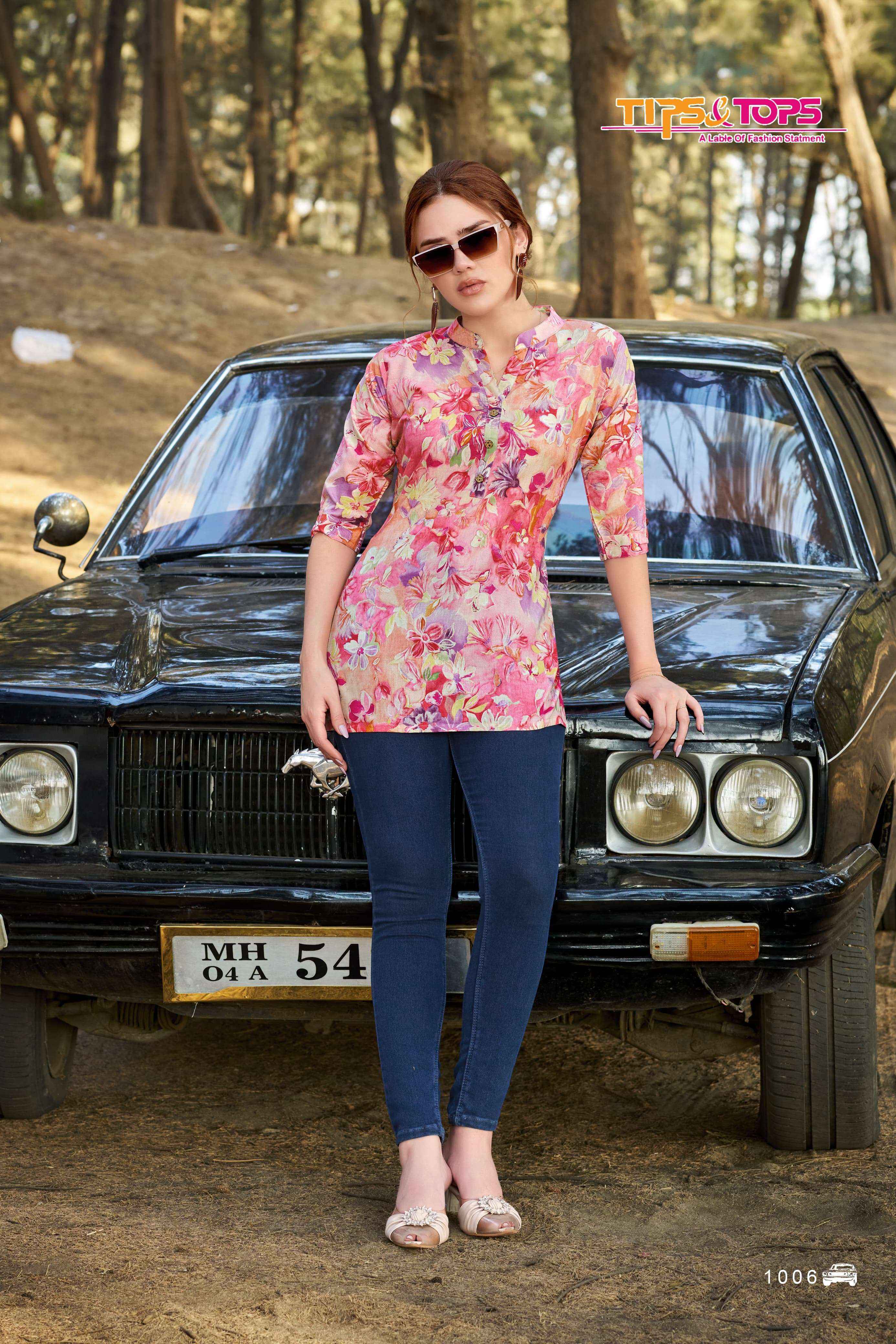 Tips & Tops Cotton Shorties Vol-7 Cotton Kurti (8 pcs Catalogue)