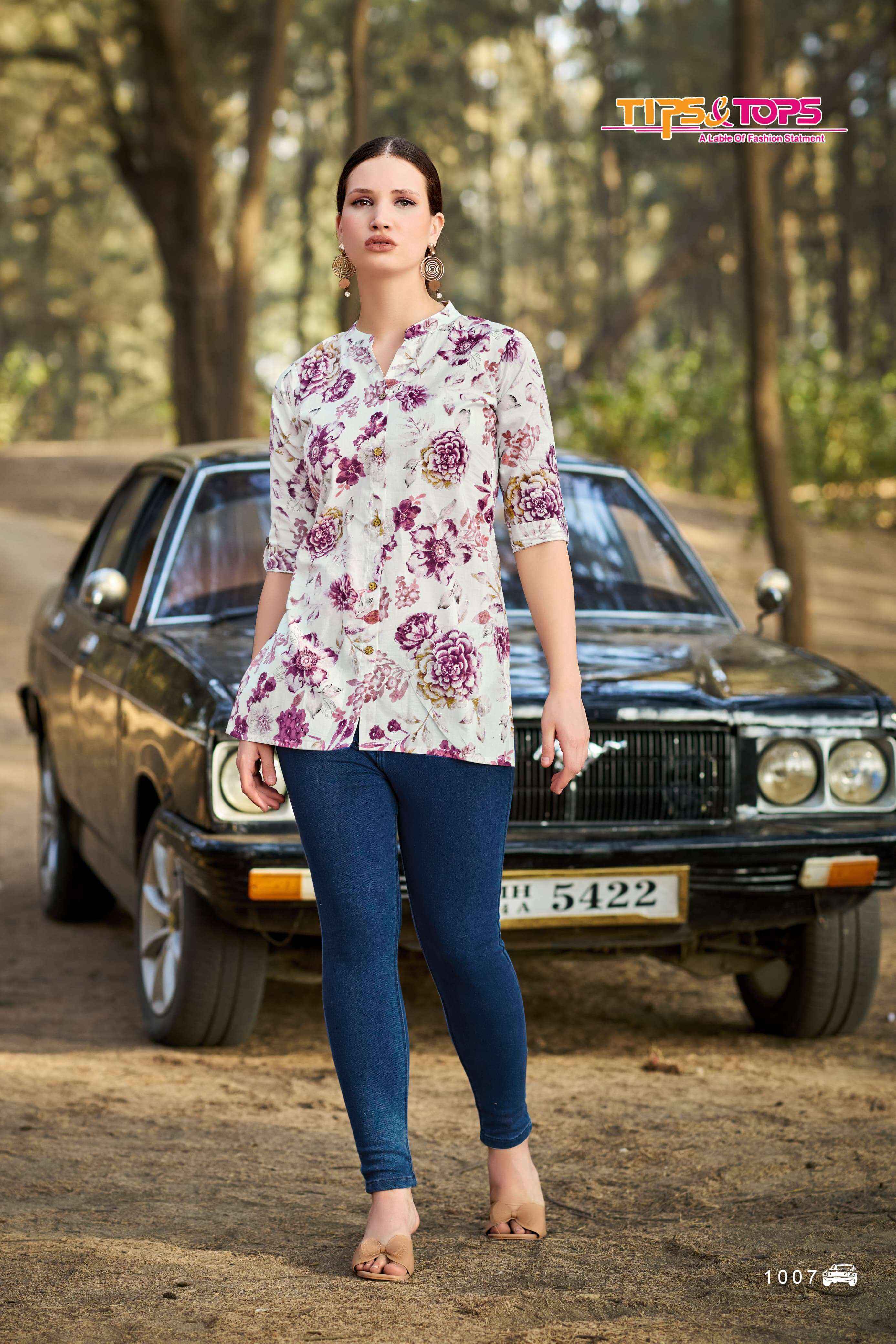 Tips & Tops Cotton Shorties Vol-7 Cotton Kurti (8 pcs Catalogue)