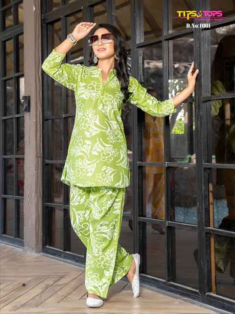 Tips & Tops Fashion Beats Vol 9 Reyon Co ord Set 6 pcs Catalogue