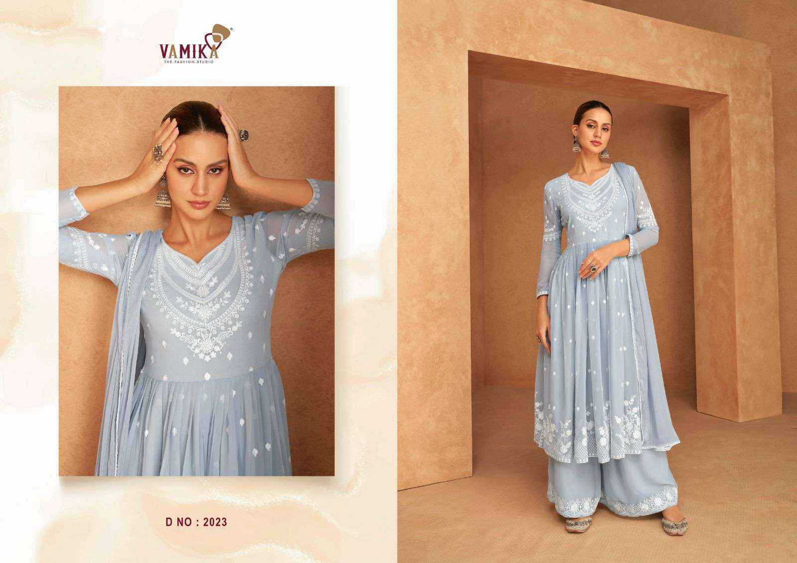 Vamika Shhirat Readymade Georgette Dress 6 pcs Catalogue