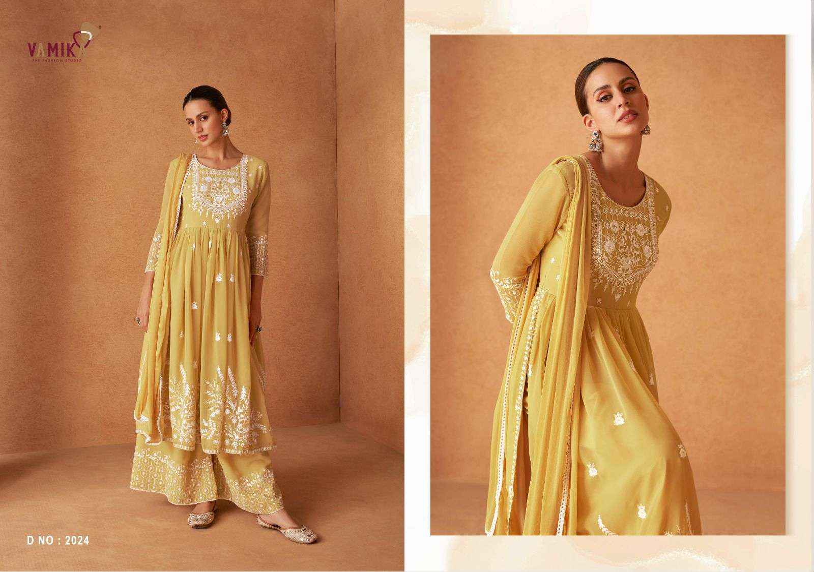 Vamika Shhirat Readymade Georgette Dress 6 pcs Catalogue