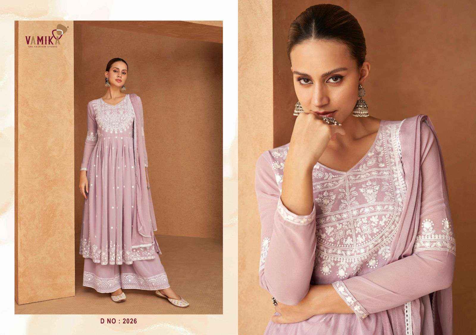 Vamika Shhirat Readymade Georgette Dress 6 pcs Catalogue