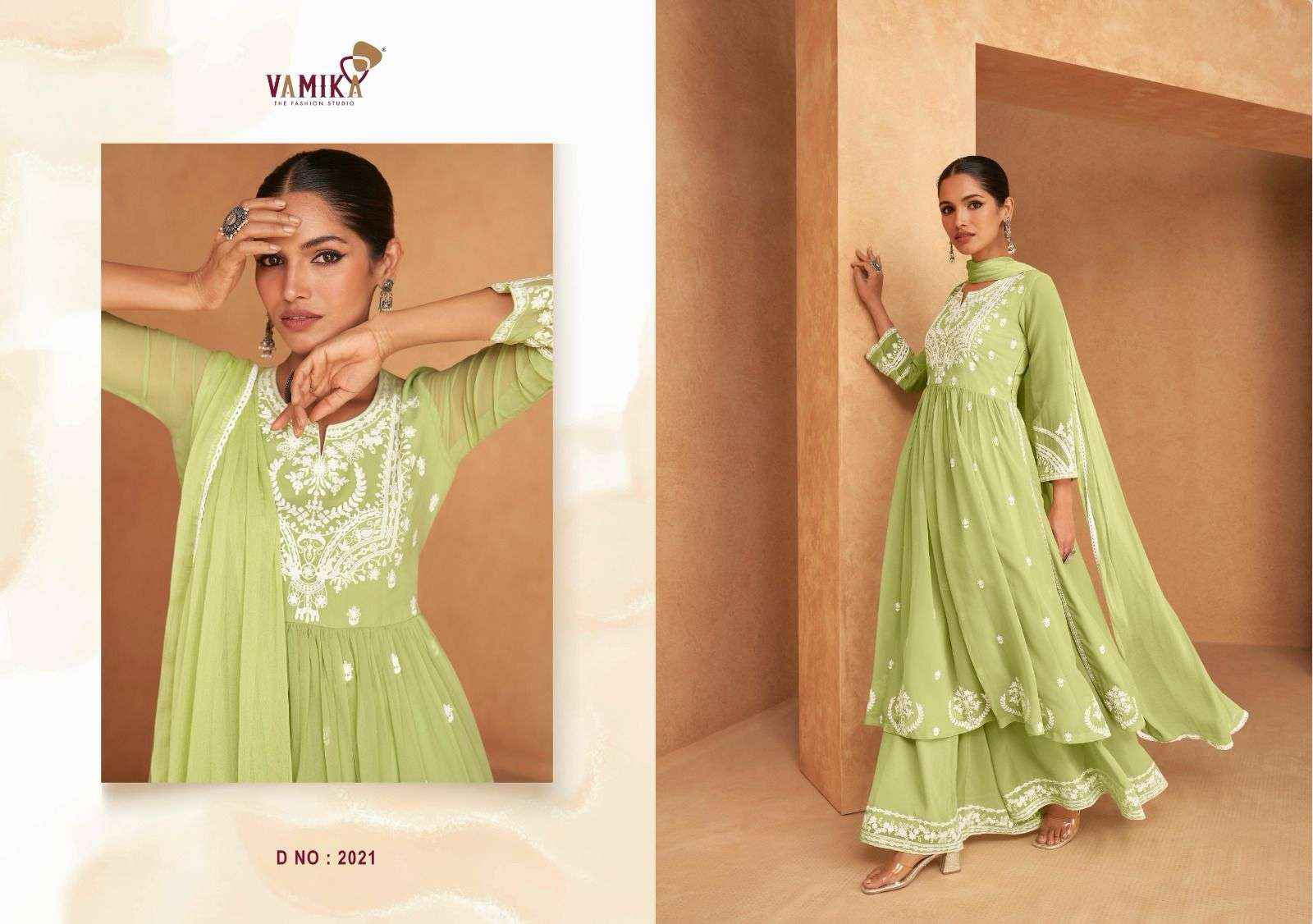 Vamika Shhirat Readymade Georgette Dress 6 pcs Catalogue