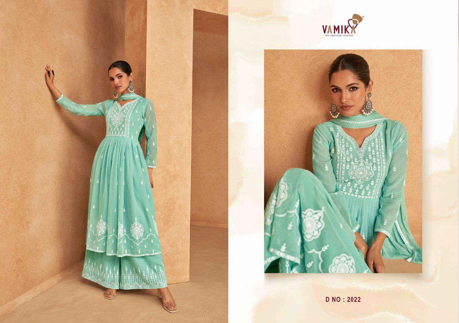 Vamika Shhirat Readymade Georgette Dress 6 pcs Catalogue