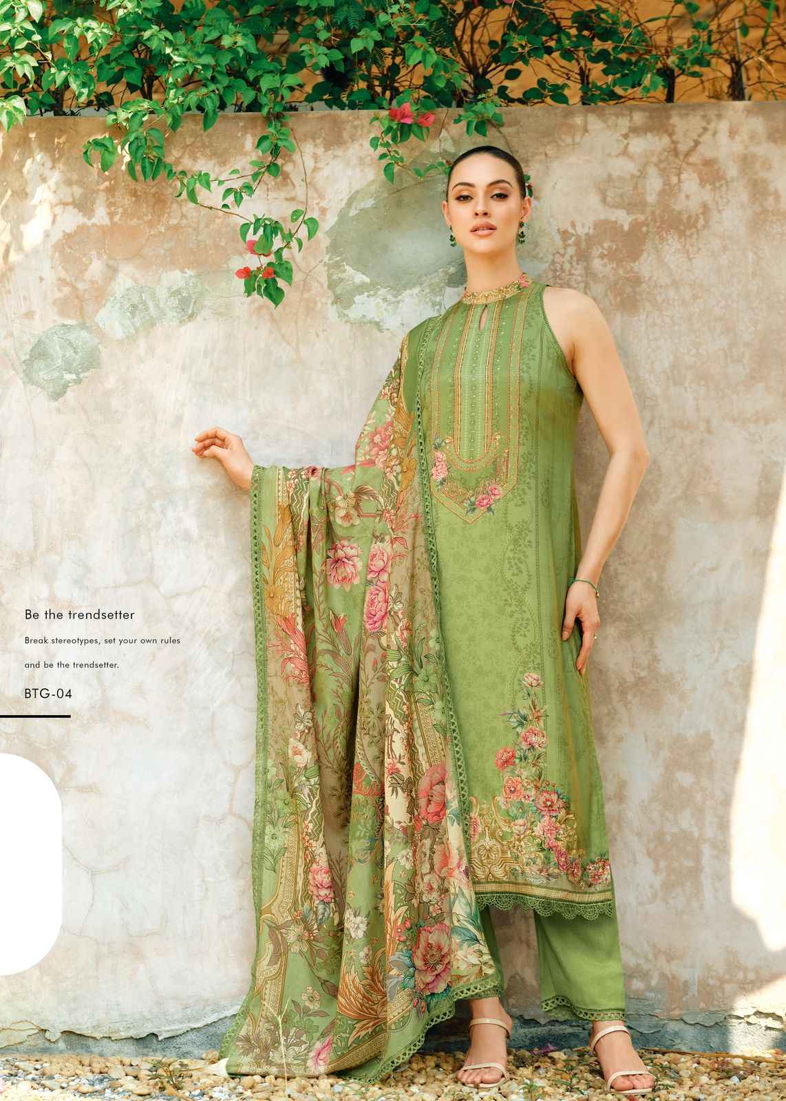 Varsha Beyond the Garden Cotton Dress Material 5 pcs Catalogue