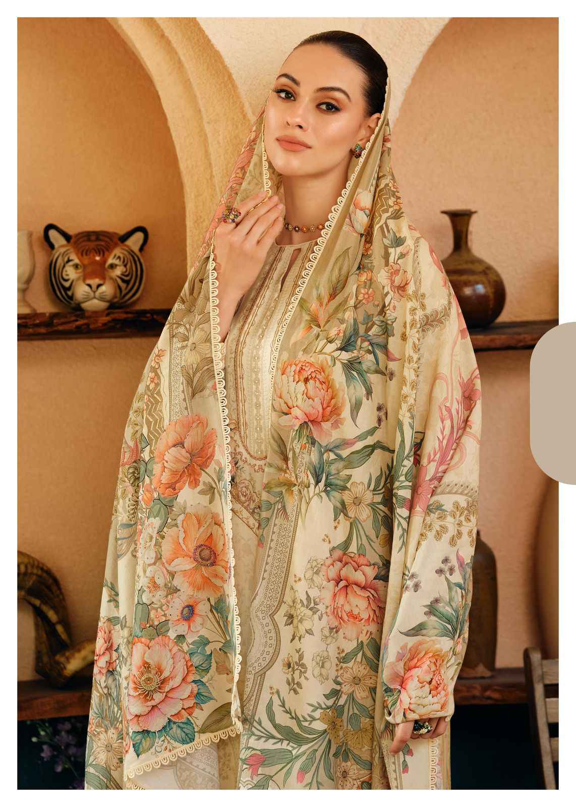 Varsha Beyond the Garden Cotton Dress Material 5 pcs Catalogue