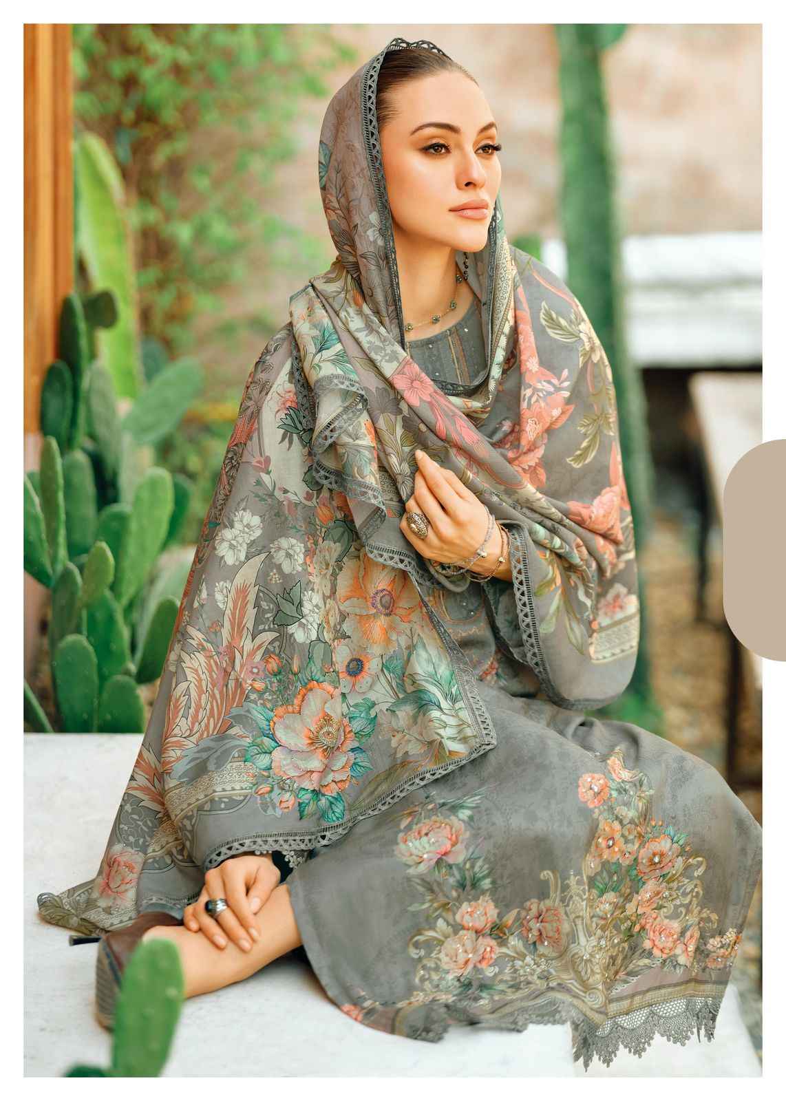 Varsha Beyond the Garden Cotton Dress Material 5 pcs Catalogue