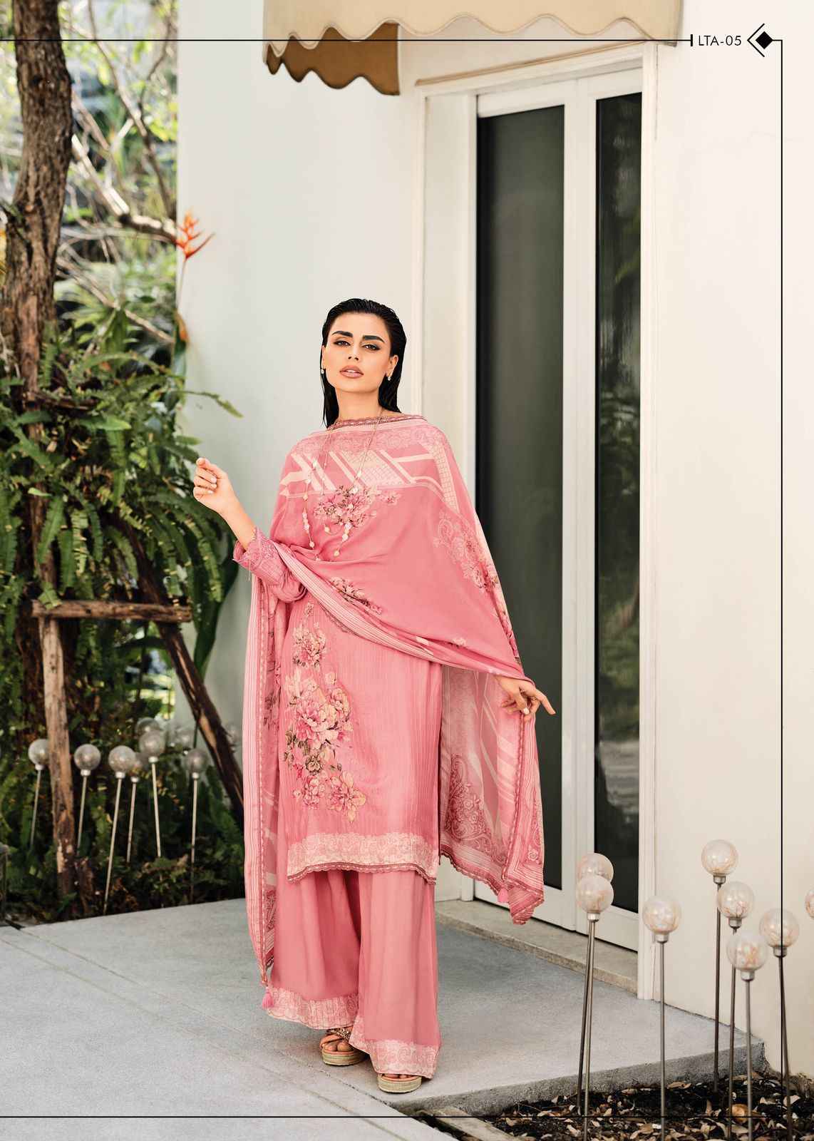 Varsha Love is in the air Viscouse Musline Dress Material 6 pcs Catalogue