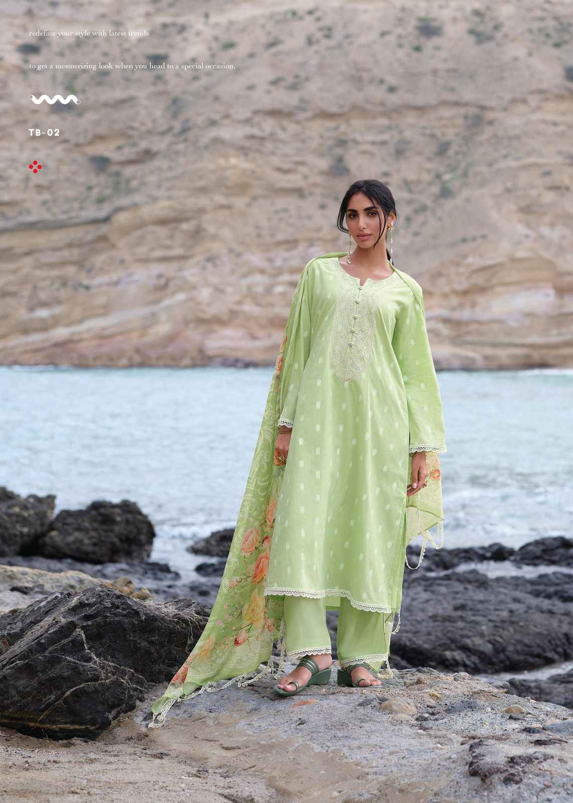varsha cotton dress material catalogue Varsha Monochrome Digital Print Fancy Muslin Suit Online Dealers