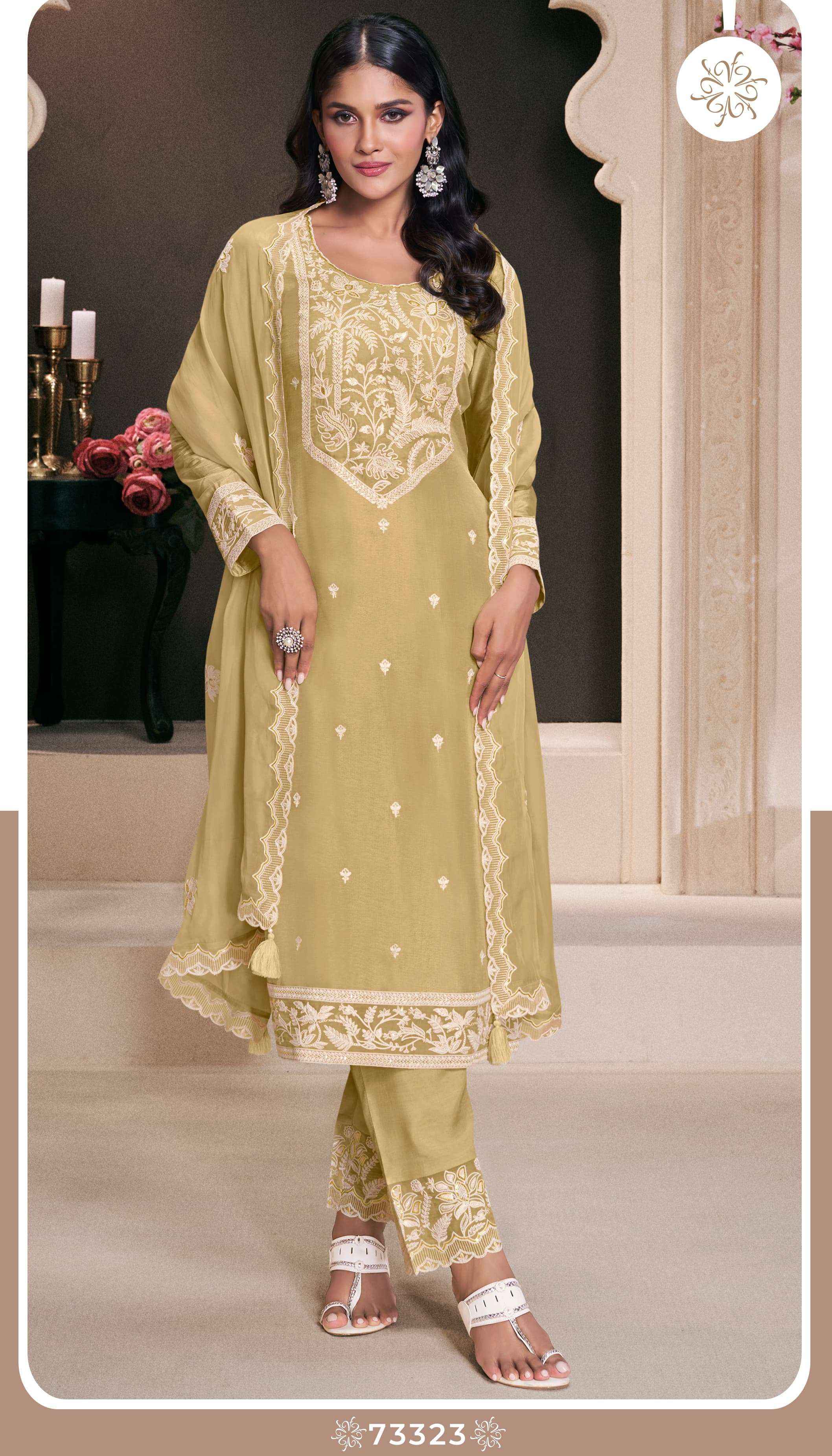 Vinay Fashion Kuleesh Indri Silk Dress Material 4 pcs Catalogue