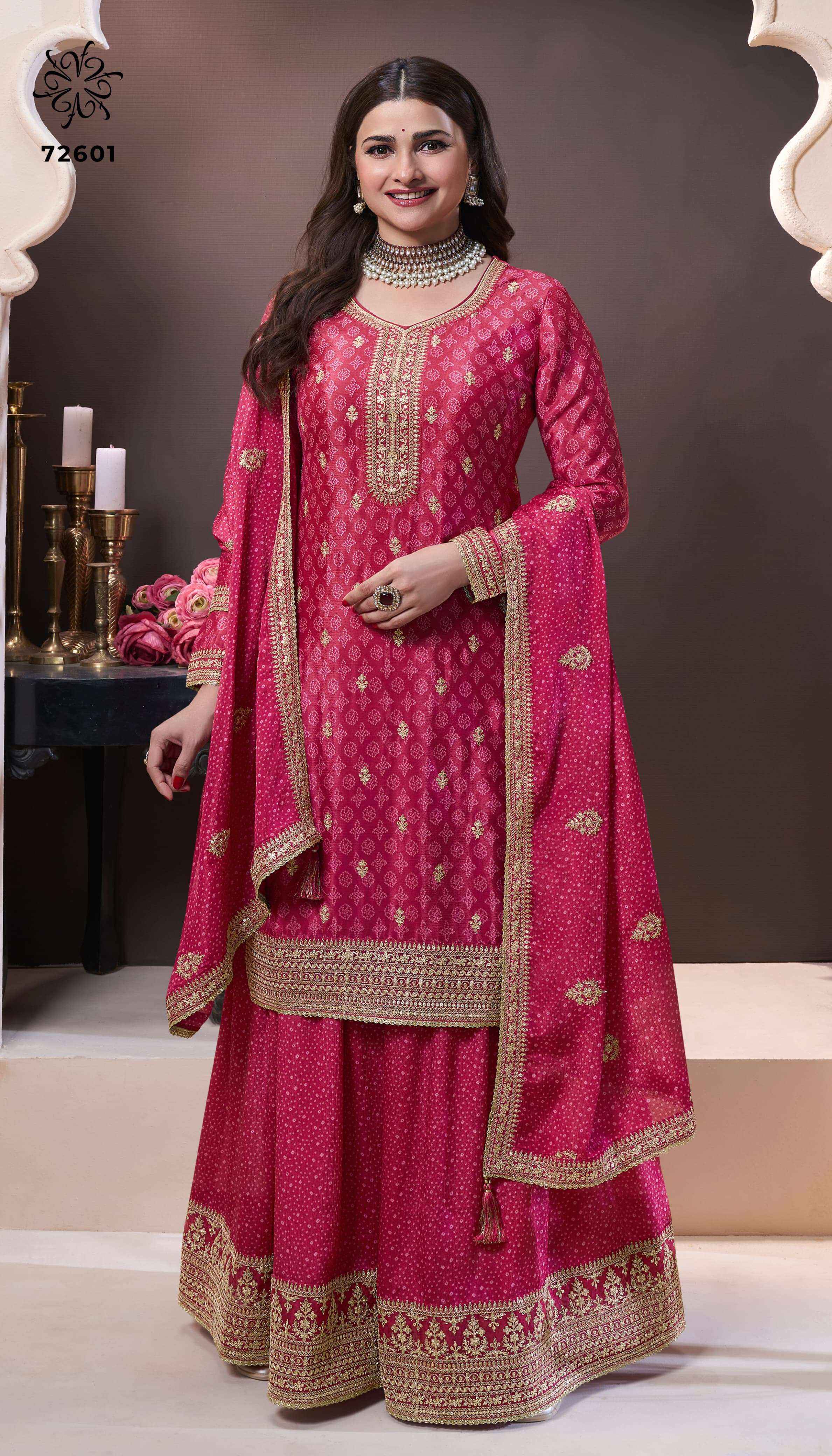 Vinay Fashion Kuleesh Sajanee Chinon Dress Material 4 pcs Catalogue