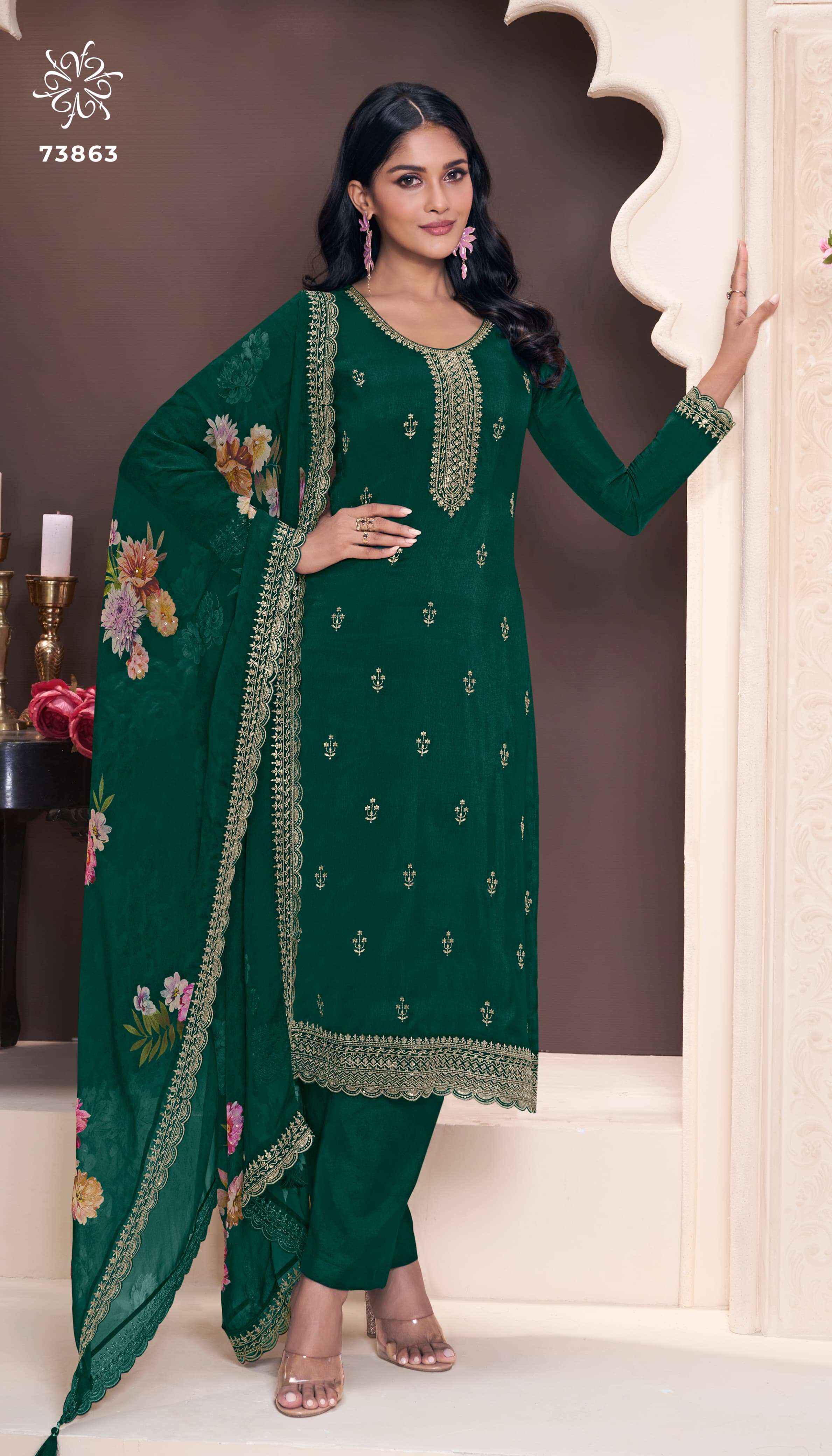 Vinay Fashion Kuleesh Shivangi Vol 2 Silk Dress Material 4 pcs Catalogue