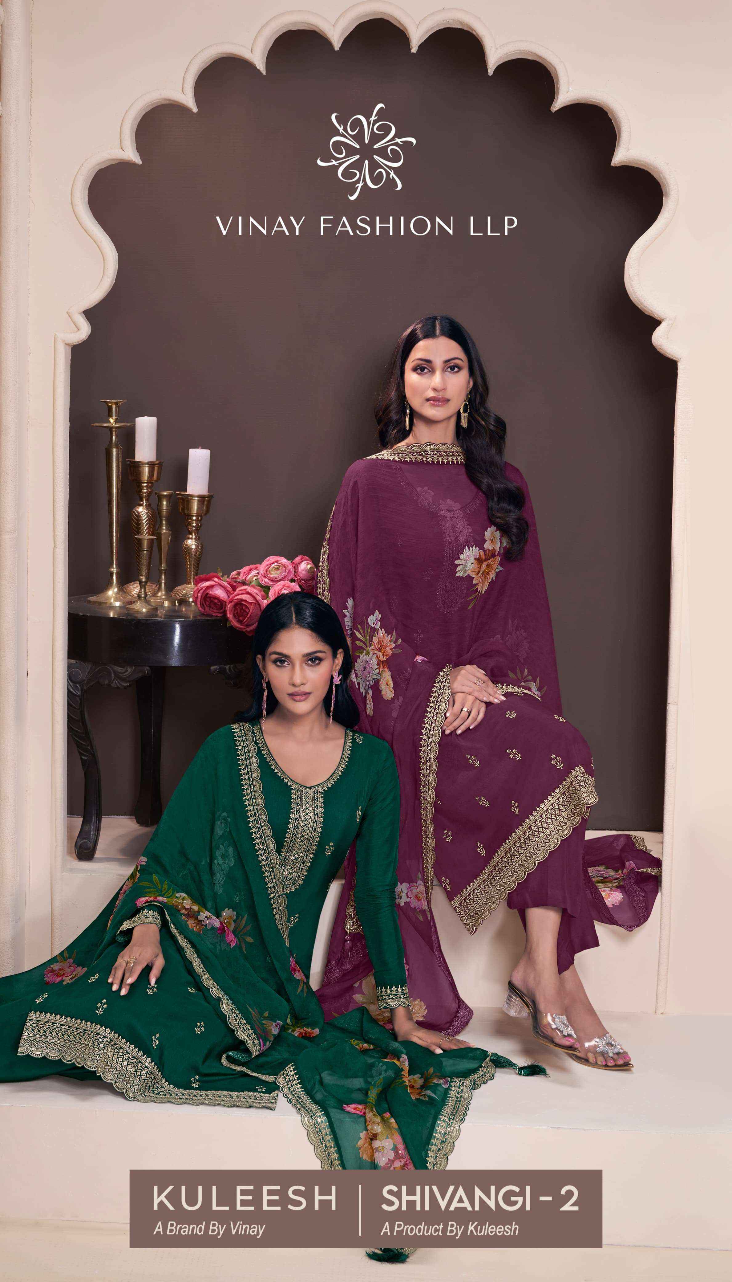 Vinay Fashion Kuleesh Shivangi Vol 2 Silk Dress Material 4 pcs Catalogue