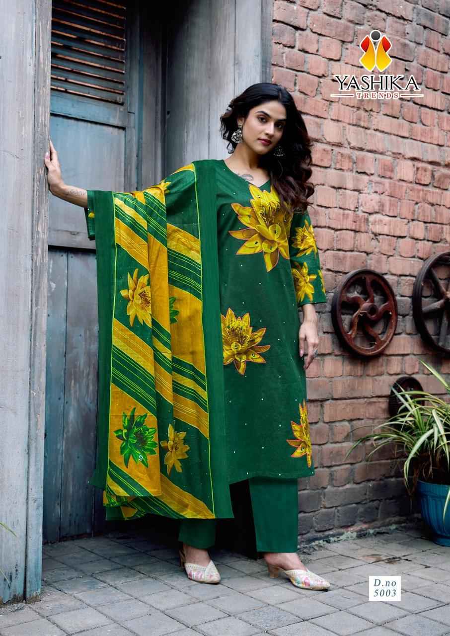 Yashika Trends Dua Vol-5 Cotton Dress Material (8 pcs Catalogue)