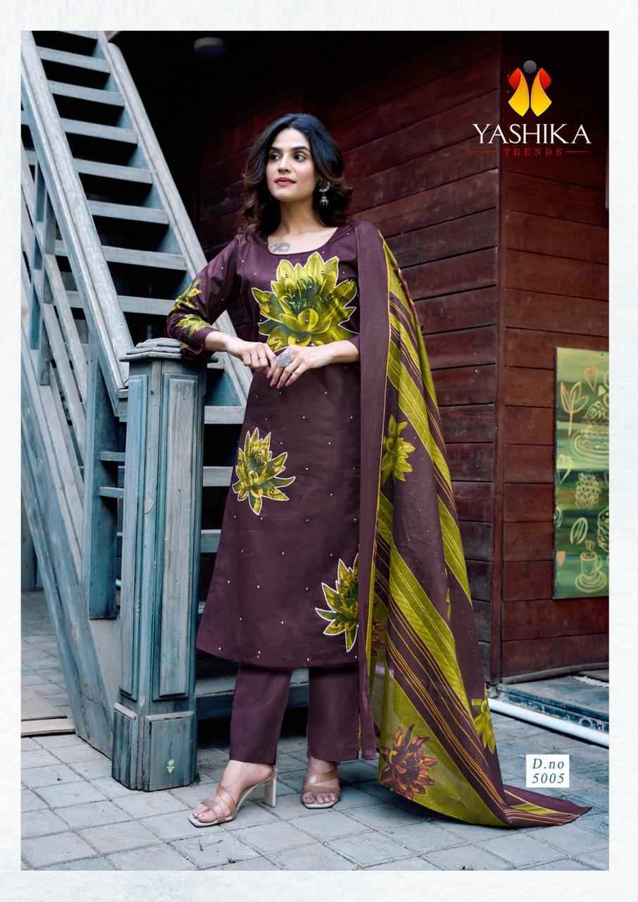 Yashika Trends Dua Vol-5 Cotton Dress Material (8 pcs Catalogue)