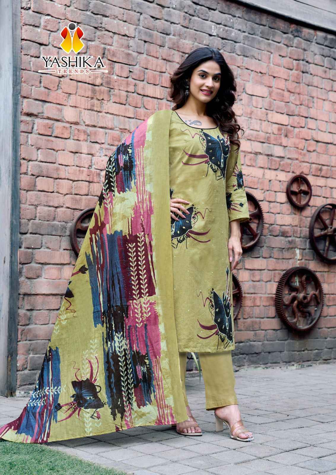 Yashika Trends Dua Vol-5 Cotton Dress Material (8 pcs Catalogue)