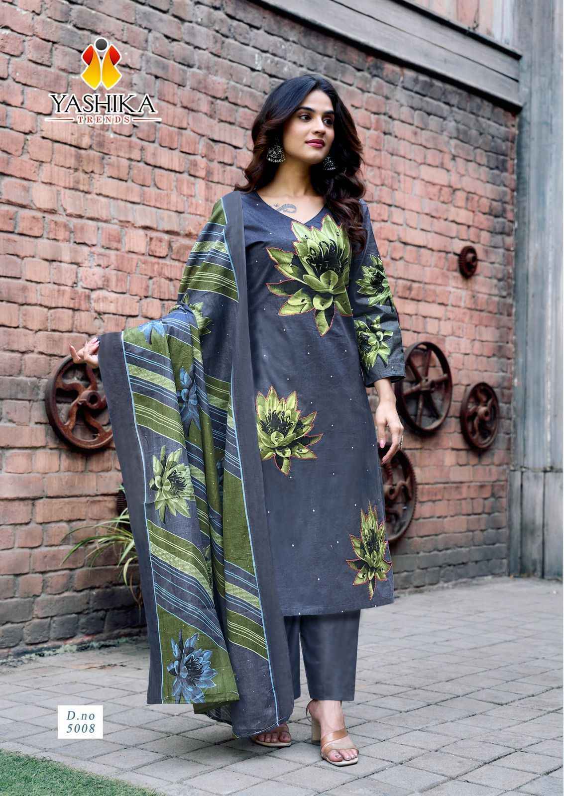 Yashika Trends Dua Vol-5 Cotton Dress Material (8 pcs Catalogue)