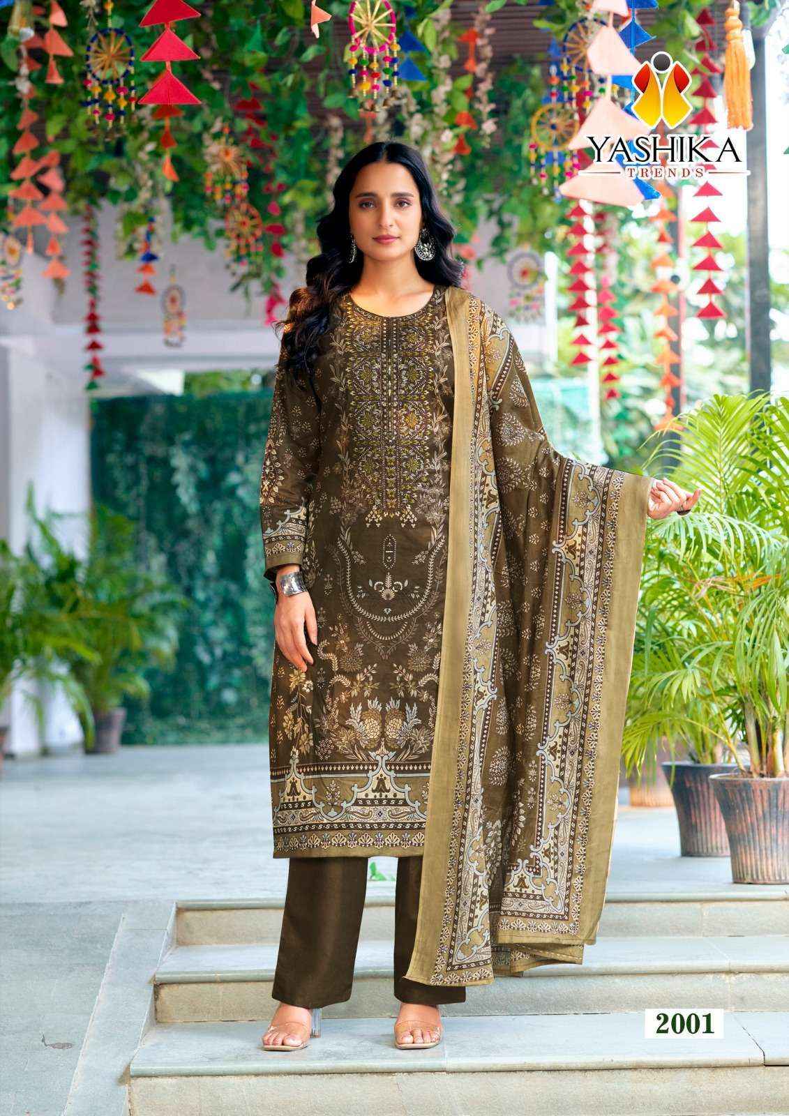 Yashika Trends Nayra C Cotton Dress Material 8 pcs Catalogue