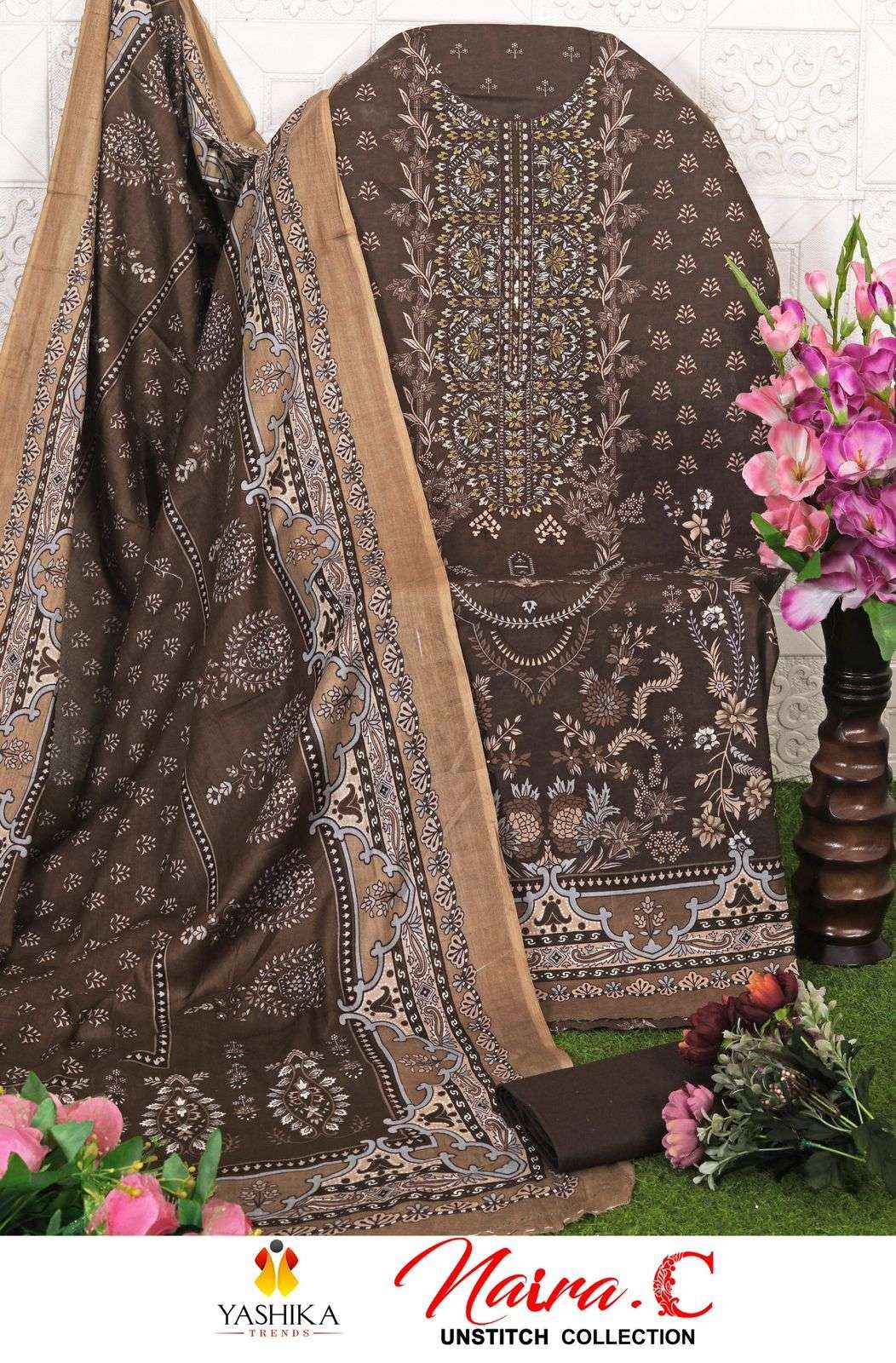 Yashika Trends Nayra C Cotton Dress Material 8 pcs Catalogue