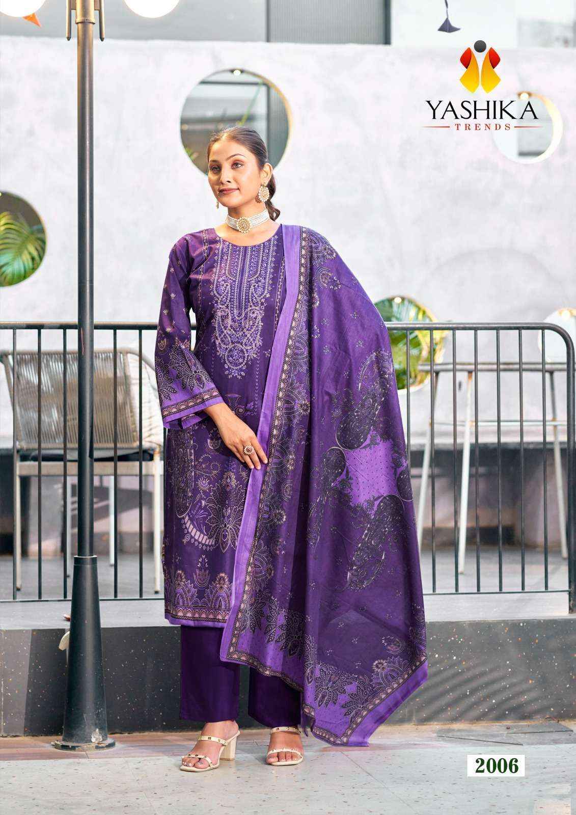 Yashika Trends Nayra C Cotton Dress Material 8 pcs Catalogue