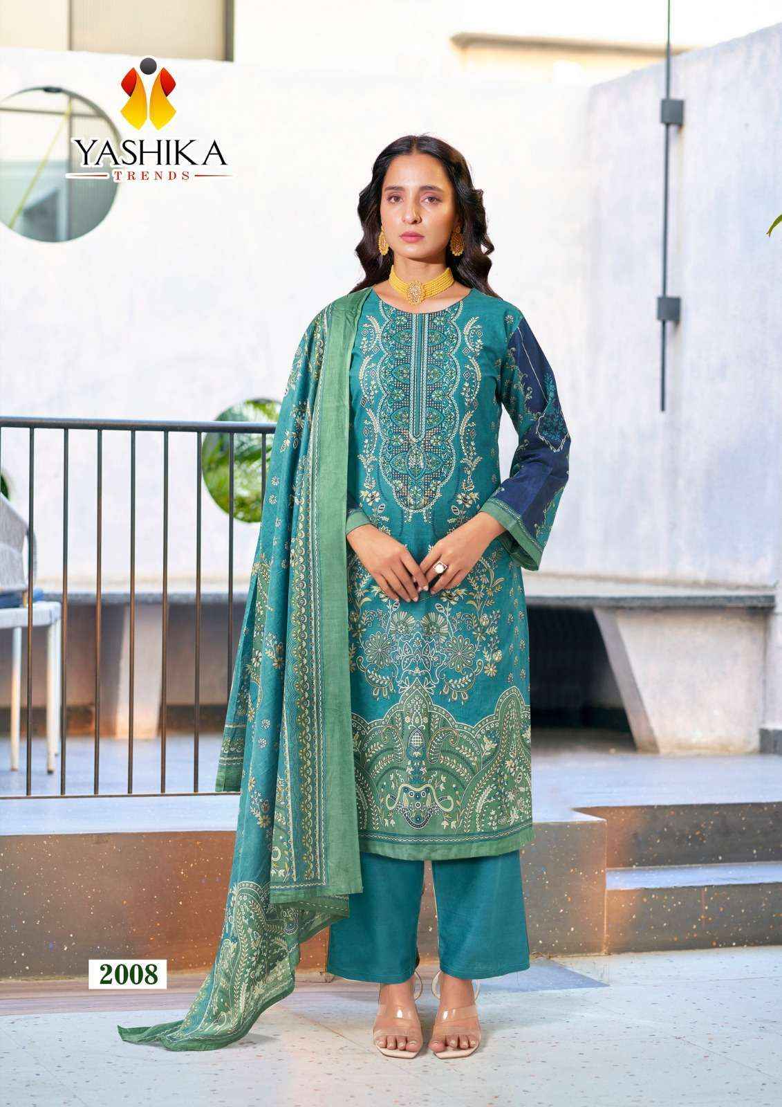 Yashika Trends Nayra C Cotton Dress Material 8 pcs Catalogue