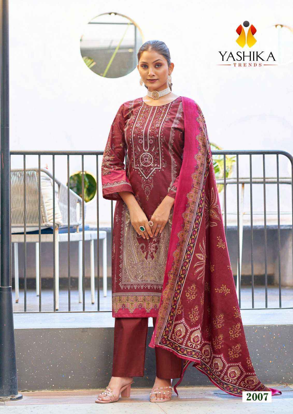 Yashika Trends Nayra C Cotton Dress Material 8 pcs Catalogue