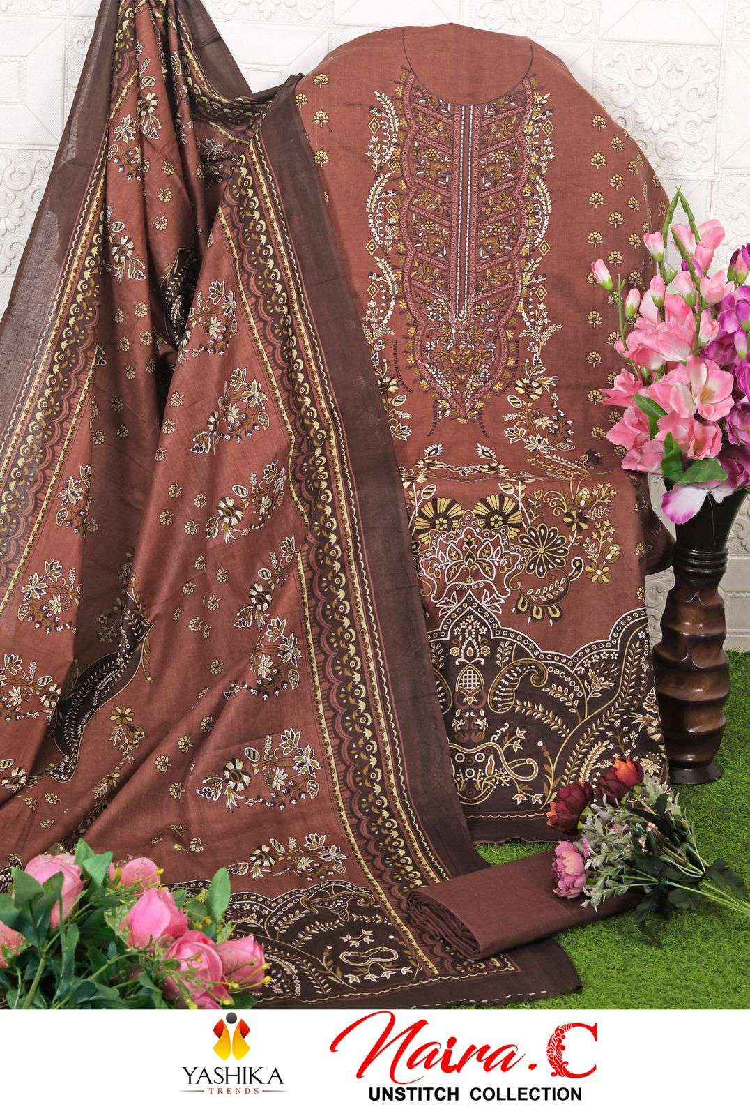 Yashika Trends Nayra C Cotton Dress Material 8 pcs Catalogue