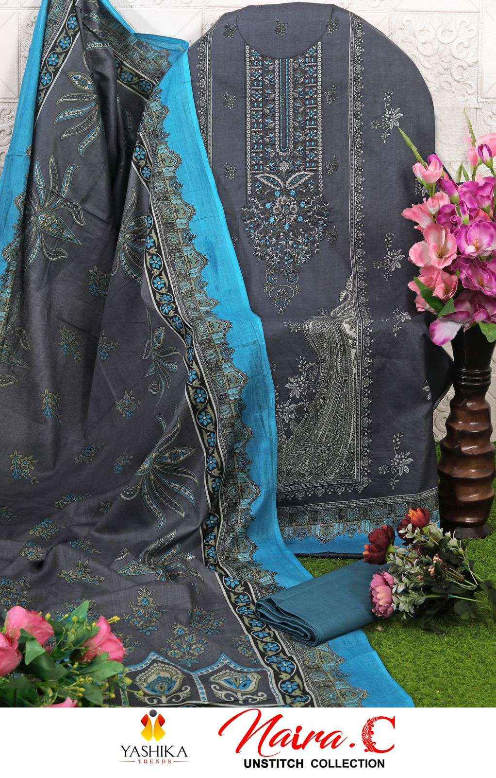 Yashika Trends Nayra C Cotton Dress Material 8 pcs Catalogue