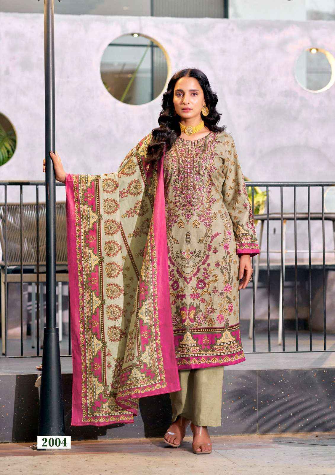 Yashika Trends Nayra C Cotton Dress Material 8 pcs Catalogue