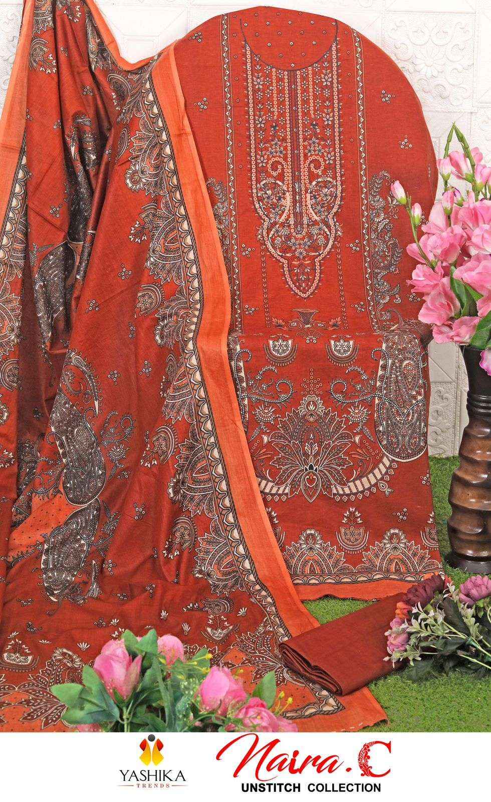 Yashika Trends Nayra C Cotton Dress Material 8 pcs Catalogue