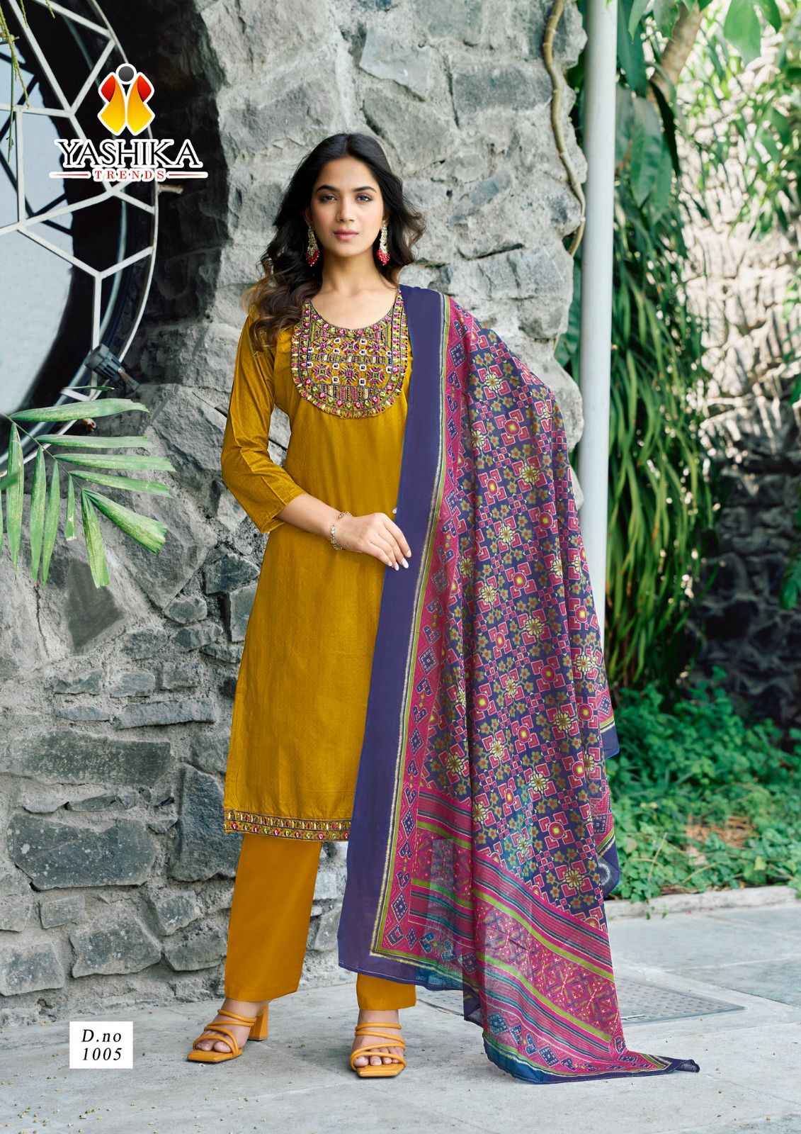 Yashika Trends Shanaya Cotton Dress Material 8 pcs Catalogue
