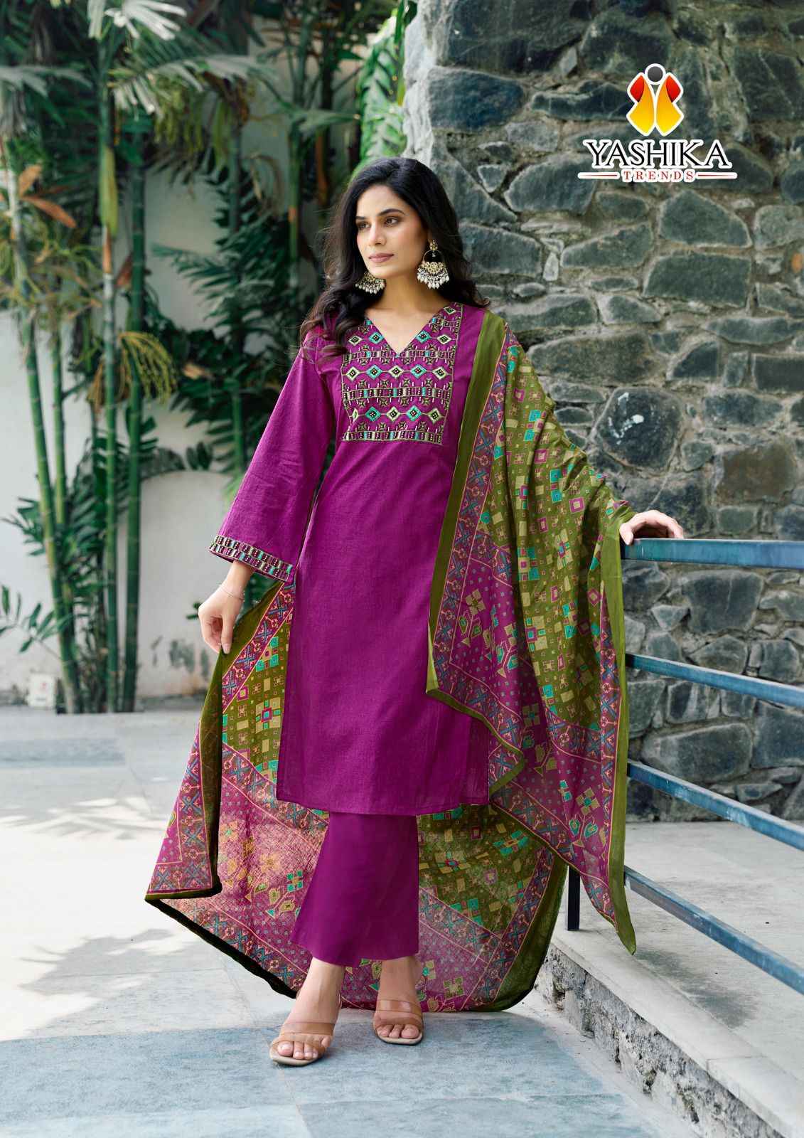 Yashika Trends Shanaya Cotton Dress Material 8 pcs Catalogue