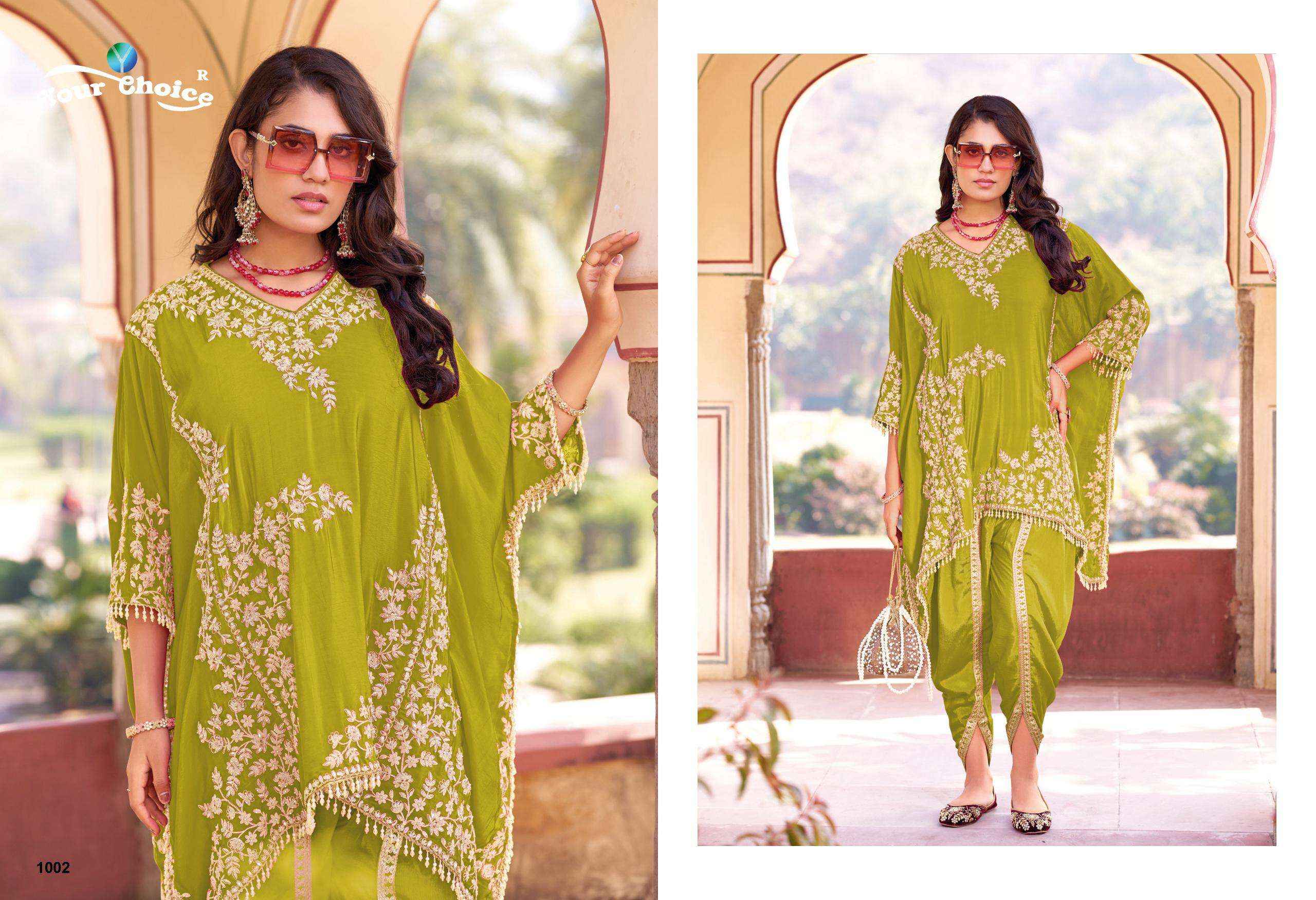 Your Choice Apex Chinon Kaftan 3 pcs Catalogue